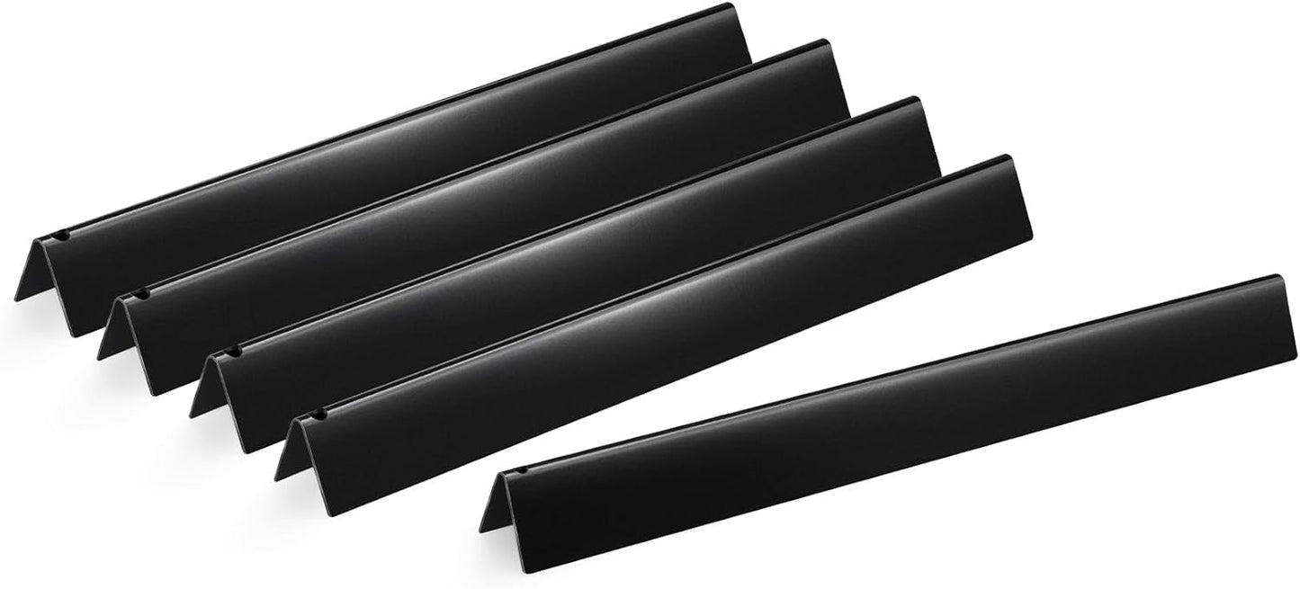 24.5" Flavorizer Bars Replacement for Weber Genesis 300 Series, Genesis E-310 E-320 E-330 S310 S320 Grill (with Side-Mounted Control), 7539 Porcelain-enameled Steel, 5 Pack
