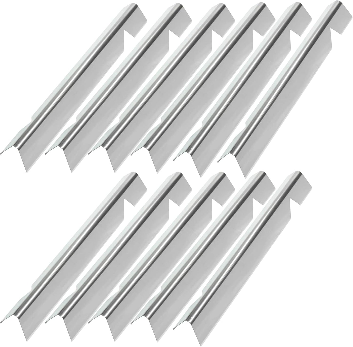 7620 17.5" Stainless Steel Flavorizer Bars Heat Plate Replacement for Weber Genesis 300 Series E-310 E-320 E-330 EP-310 EP-320 EP-330 S-310 S-330 Gas Grills (2011-2016 With Front Control Knobs)