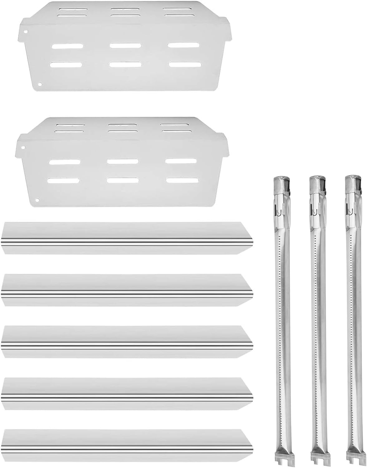 Grill Replacement Parts for Weber Genesis 300 SER Genesis E330 E310 S310 E320 S330 S320 EP330 EP310 Grill Parts, Genesis Burner Tube 7621 Flavorizer Bars Porcelain Steel Genesis Grill Parts