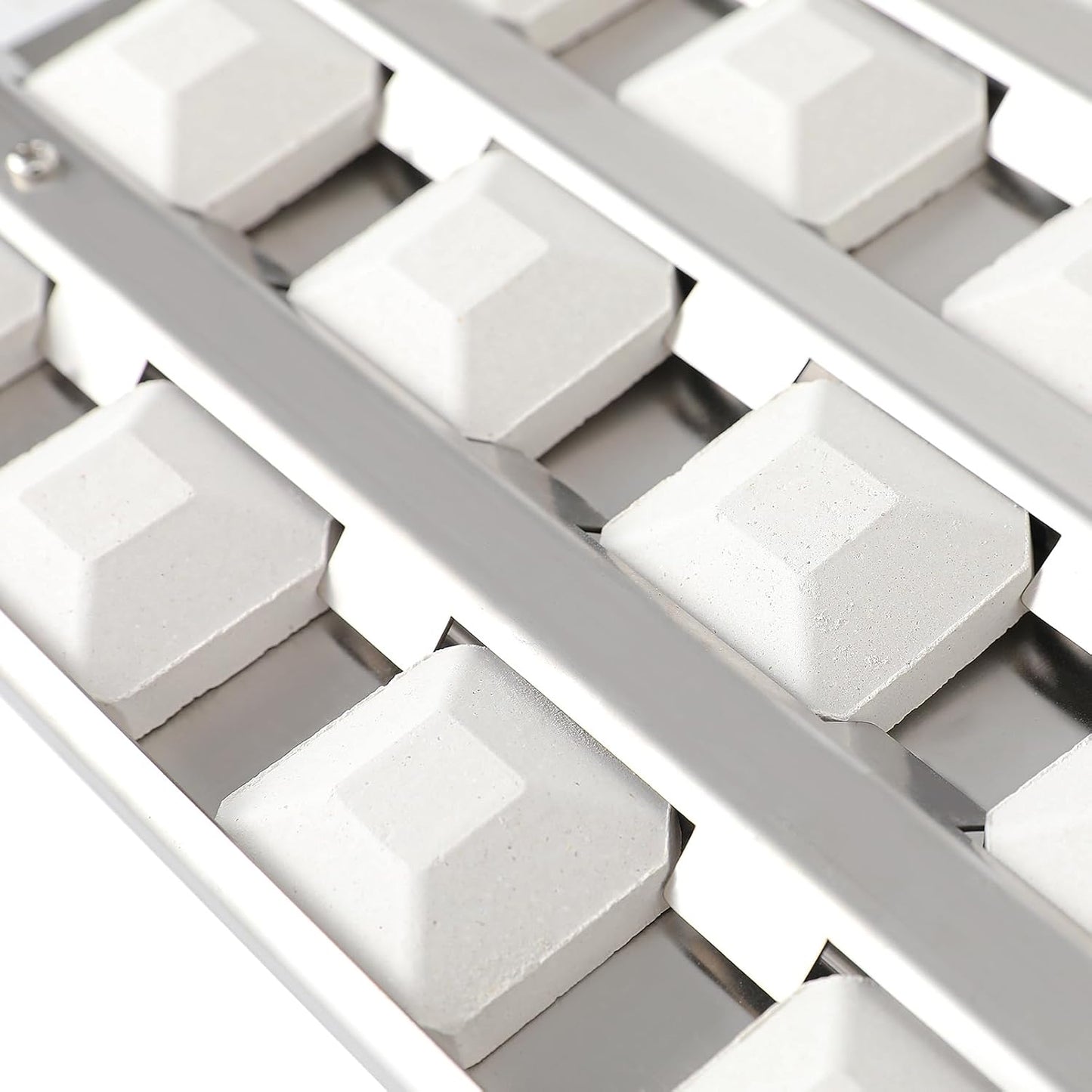 S23218-32Y Briquette Tray Assembly for Delta Heat 32 Inch Gas Grill DHBQ32G-C DHBQ32R/S-C DHBQ32G-B DHBQ32R/S-B DHBQ32G-D DHBQ32R-D DHBQ32RS-D Heat Plates Replacement Parts with 20 Ceramic Briquettes