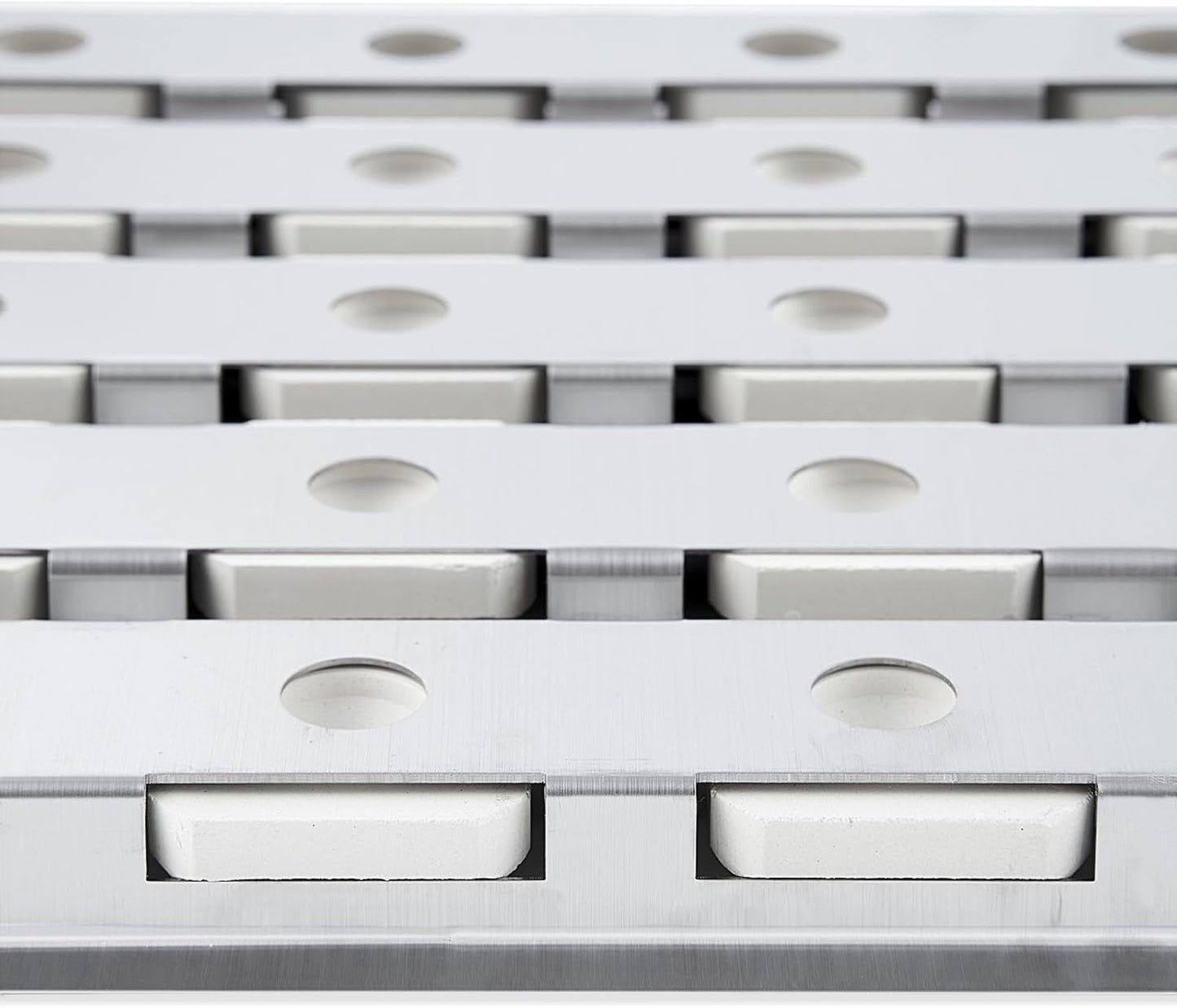 510-1024 Briquette Tray Replacement Parts for Alfresco 26” 36” Eagle Series Grill Replacement Parts AAEP26 AAEP36 ARTP36 Heat Plates Alfresco Grill Briquettes Parts Stainless Steel Heat Tents Tray