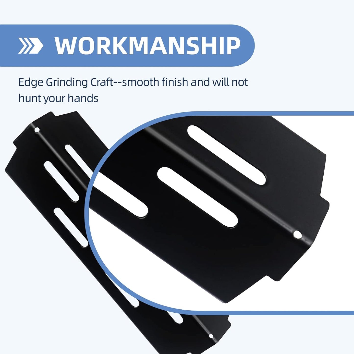 Flavorizer Bars and Heat Deflector 67490 Burner Tube Kit for Weber Genesis II E-410