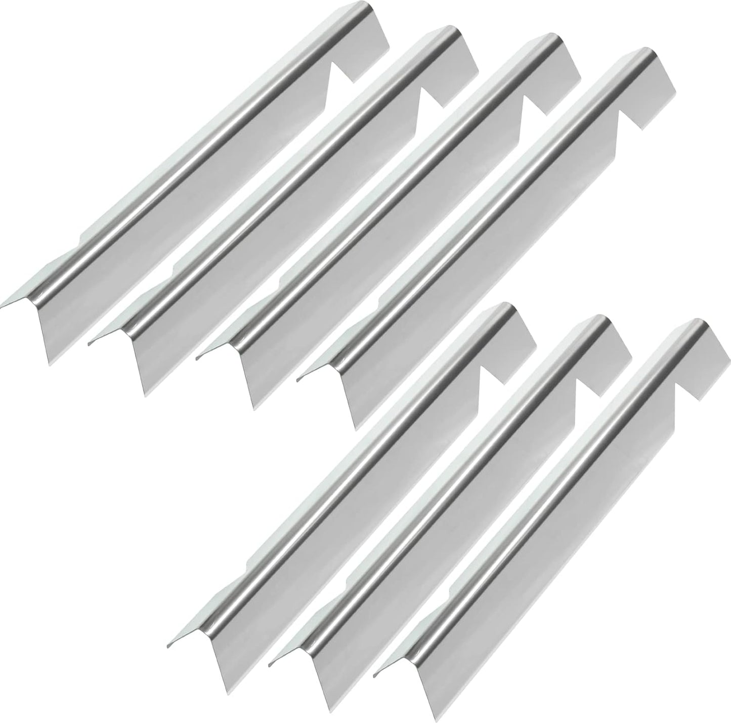 7620 17.5" Stainless Steel Flavorizer Bars Heat Plate Replacement for Weber Genesis 300 Series E-310 E-320 E-330 EP-310 EP-320 EP-330 S-310 S-330 Gas Grills (2011-2016 With Front Control Knobs)