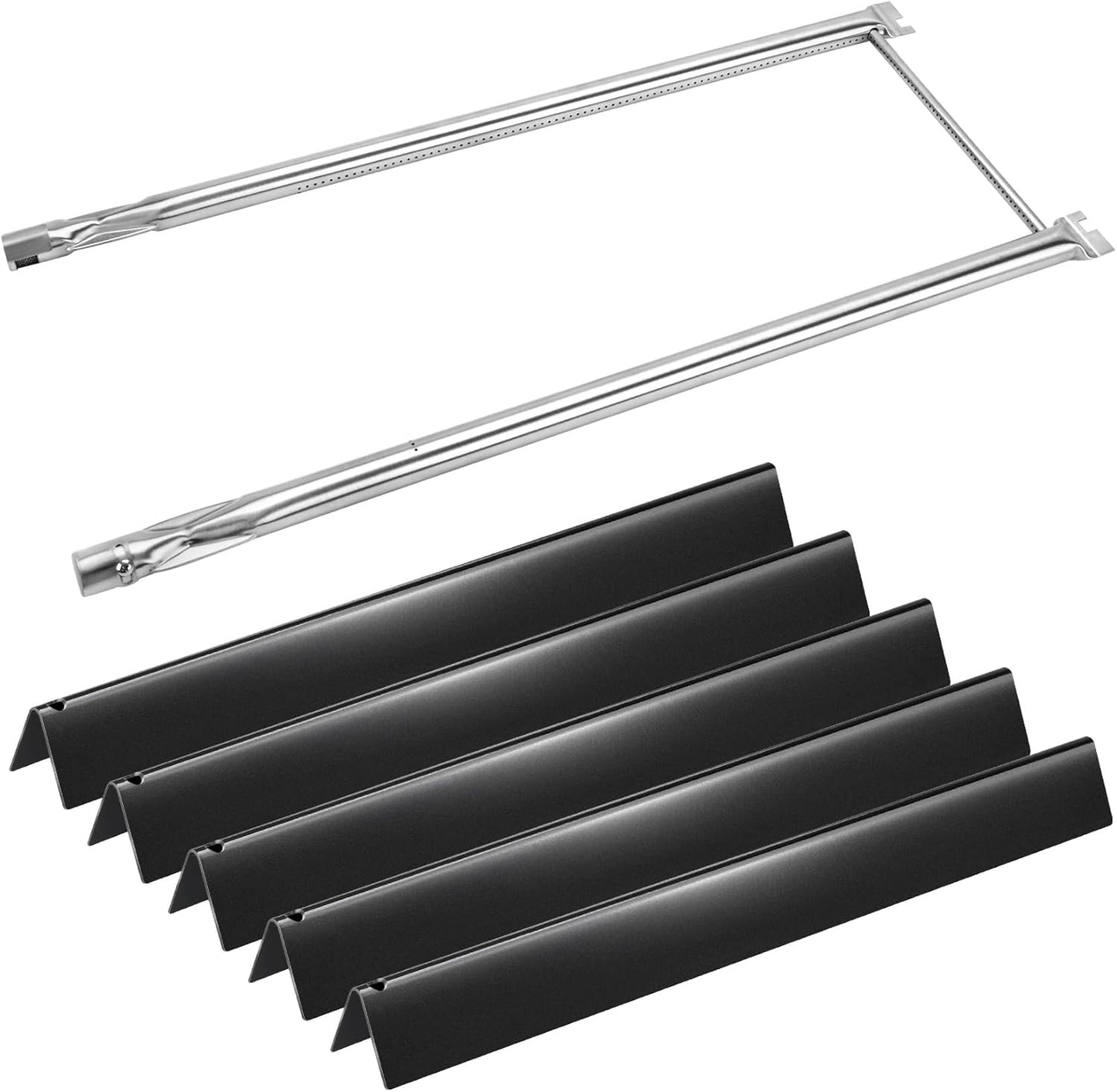 24.5" Flavorizer Bars Replacement for Weber Genesis 300 Series, Genesis E-310 E-320 E-330 S310 S320 Grill (with Side-Mounted Control), 7539 Porcelain-enameled Steel, 5 Pack