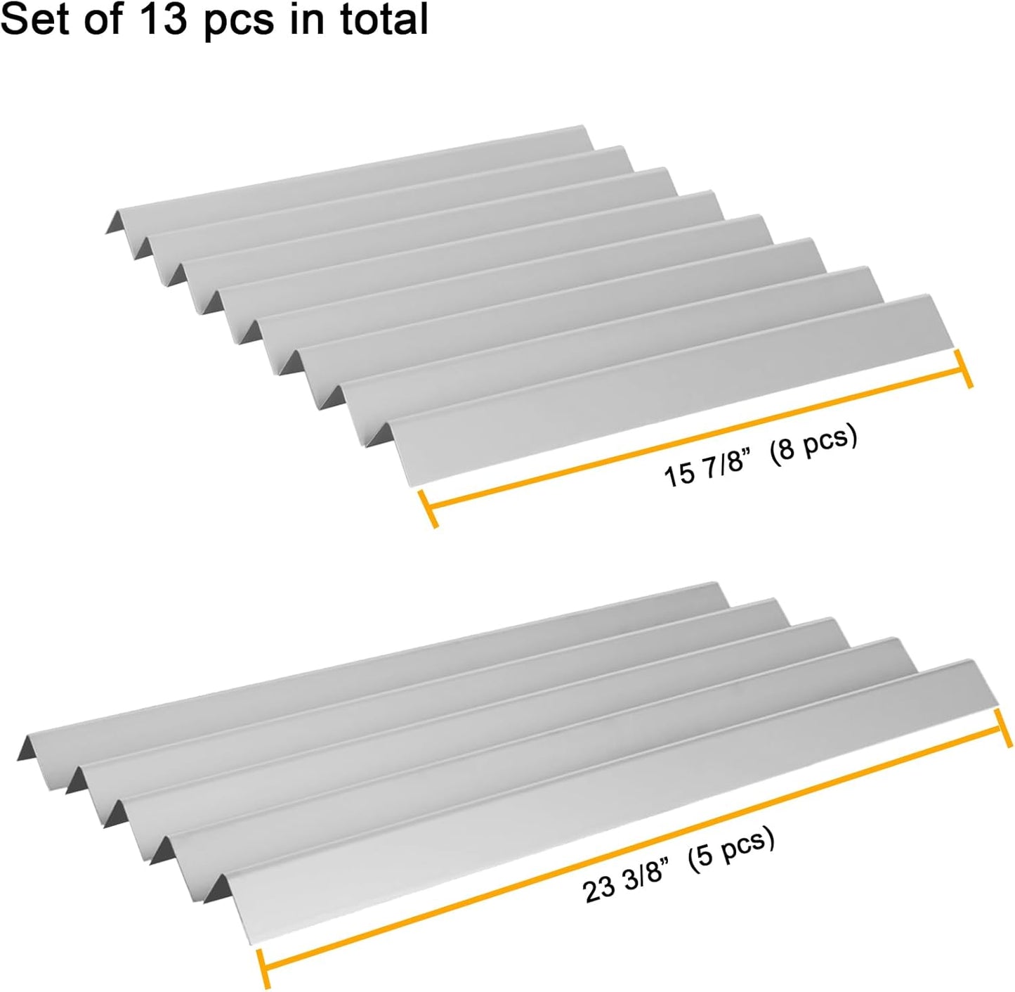 304 Grill Flavorizer Bars Replacement for Weber 7538