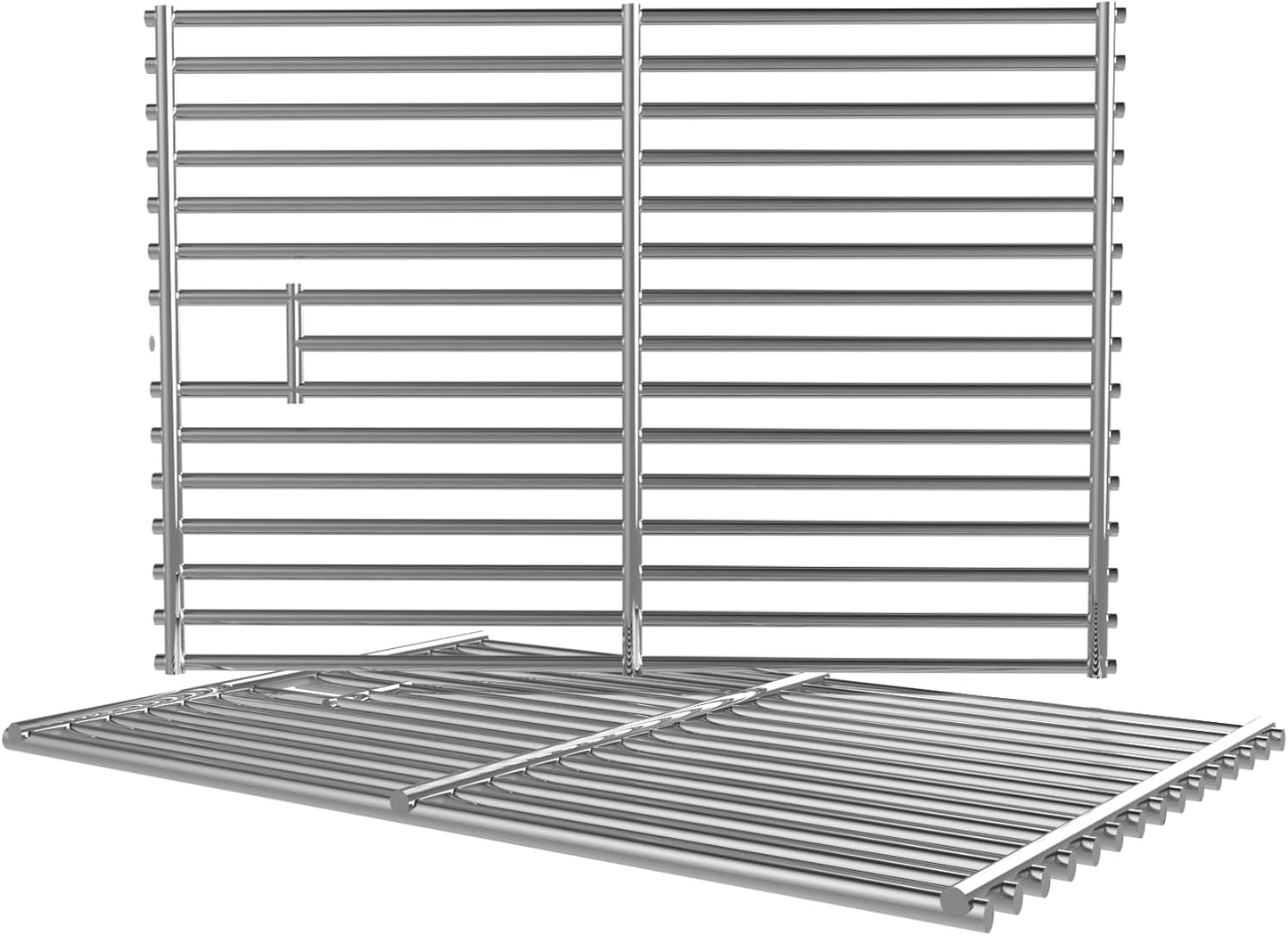 3Pack Stainless Steel Replacement Grill Parts for for Weber Genesis 2 GS4 Grates 66089 66097 LX 400 SER GBS S-435, Weber Genesis II E-410, E-435, S-435, SE-410, Kitchen-aid 720-0856V 740-0781