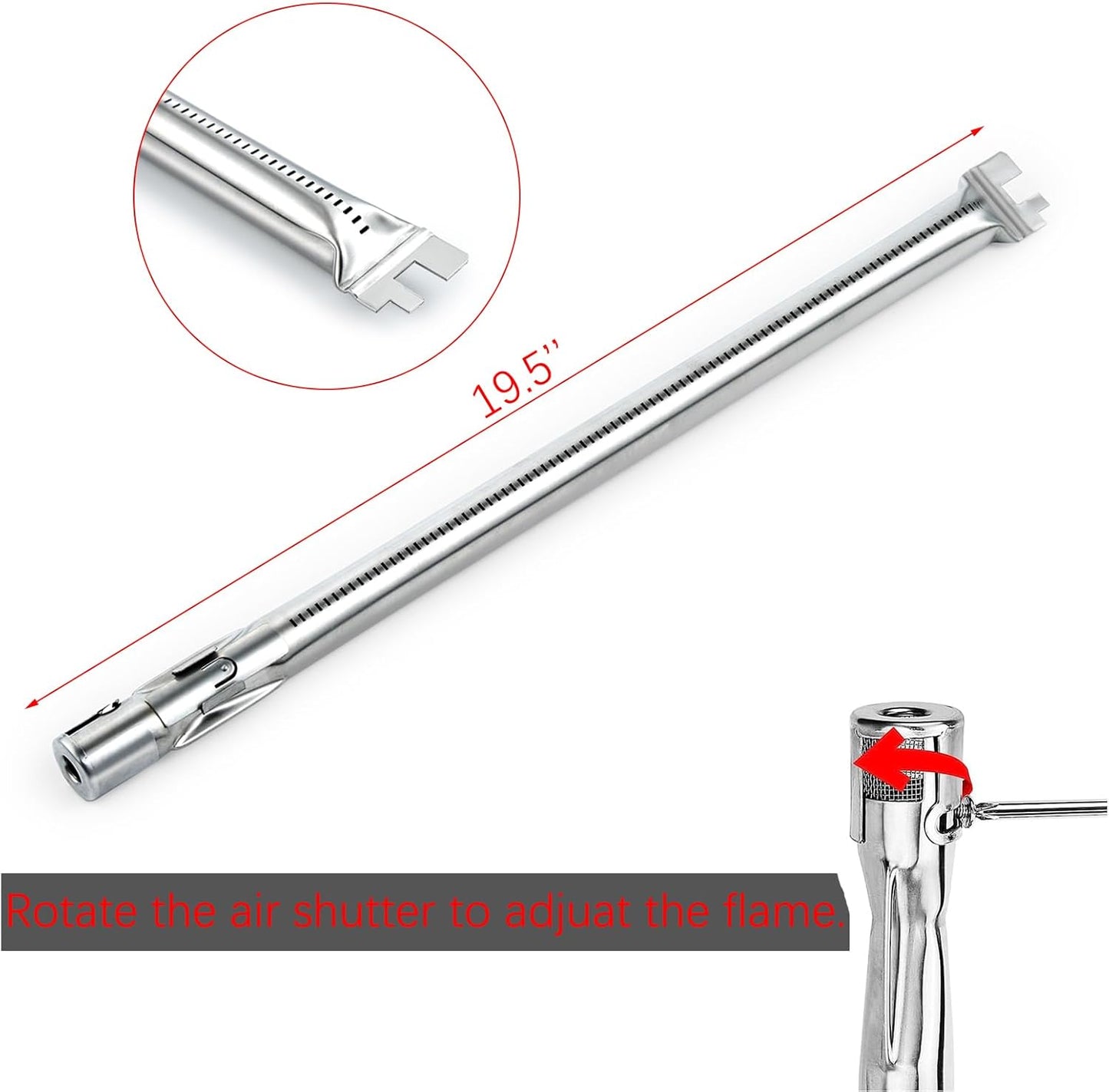 62752 Grill Burner 7620 7621 Flavorizer Bars 65505 Heat Deflectors Replacement Parts for Weber Genesis Grill Parts 300 Series with Front Control E-310 E-320 E-330 S-310 S320 S-330 EP-310 EP-320 EP-330