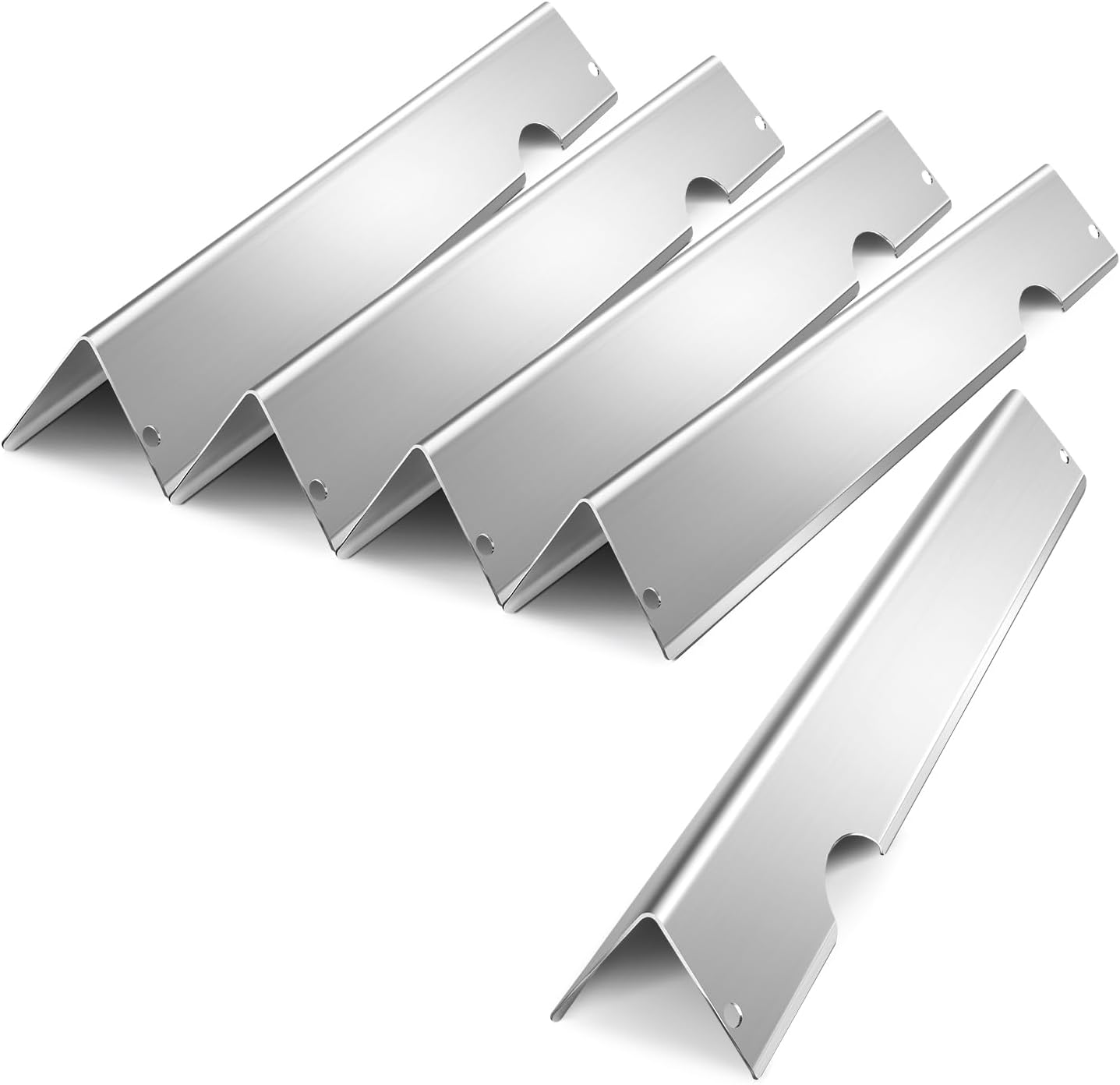 Grill Replacement Parts Flavorizer Bars for Weber Genesis ii 300 LX 300 Series E-310 E-315 S-335 GS4 Grills 304 Stainless Steel Heat Deflector Barbecue Accessories for Weber 66032 66795 66040