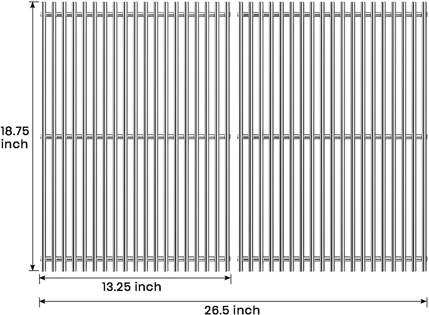 Stanbroil Stainless Steel Cooking Grate for Weber Genesis II Grill Parts