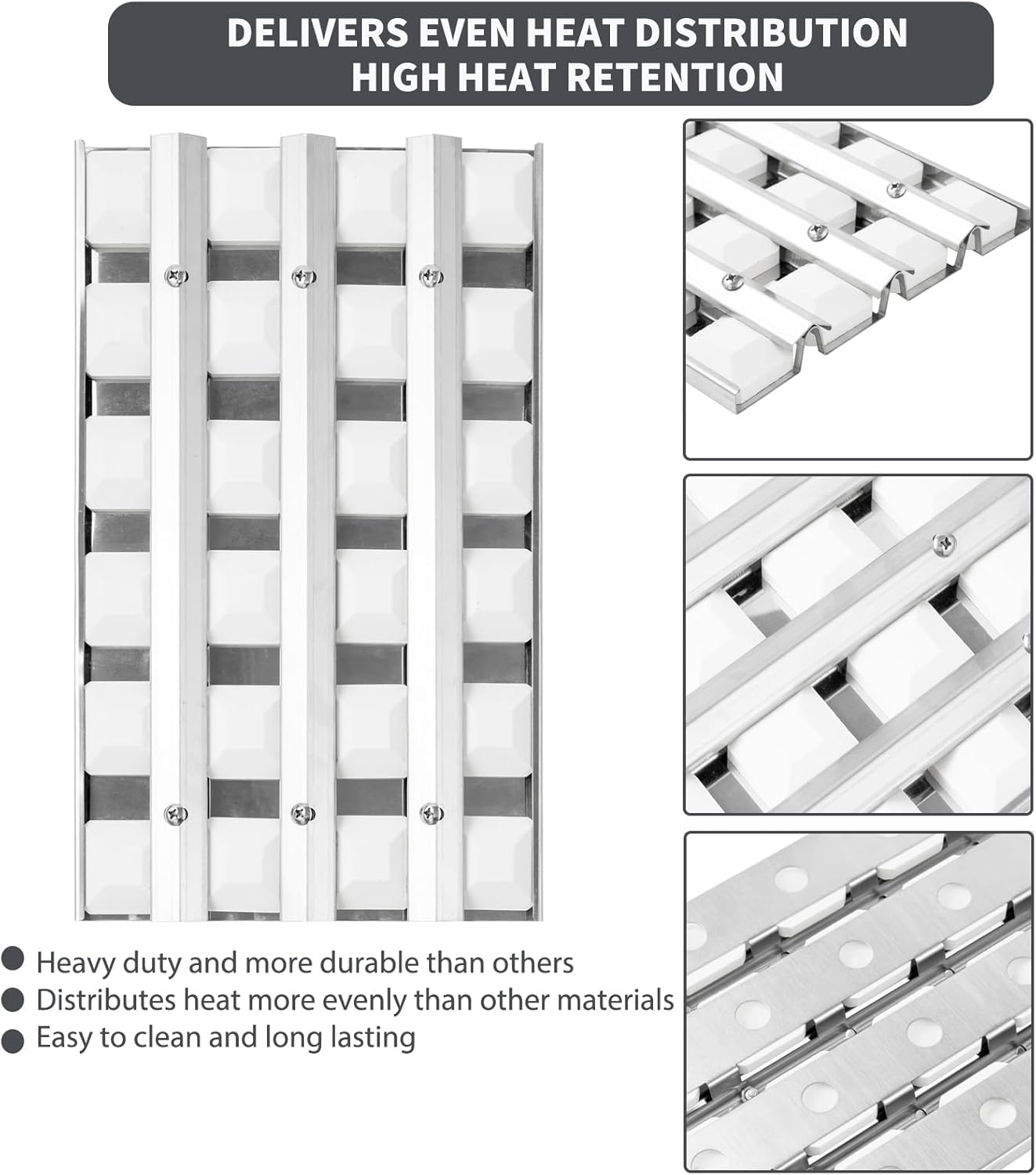 510-1025 Briquette Tray Replacement Parts for Alfresco Grill Parts Alfresco Artisan ARTP AAEP Series Grills Heat Trays ARTP32 ARTP36 AAEP26 AAEP32 AAEP36 Ceramic Briquettes Assembly 1 Pack
