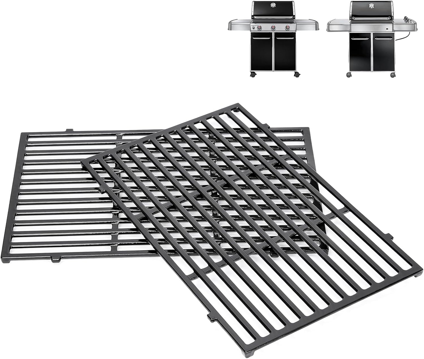 19.5" Cooking Grates for Weber Genesis 300 Series, Genesis E310 E320 E330 S310 S320 S330, Replacement Parts for Weber 7528/7524, 304 Stainless Steel