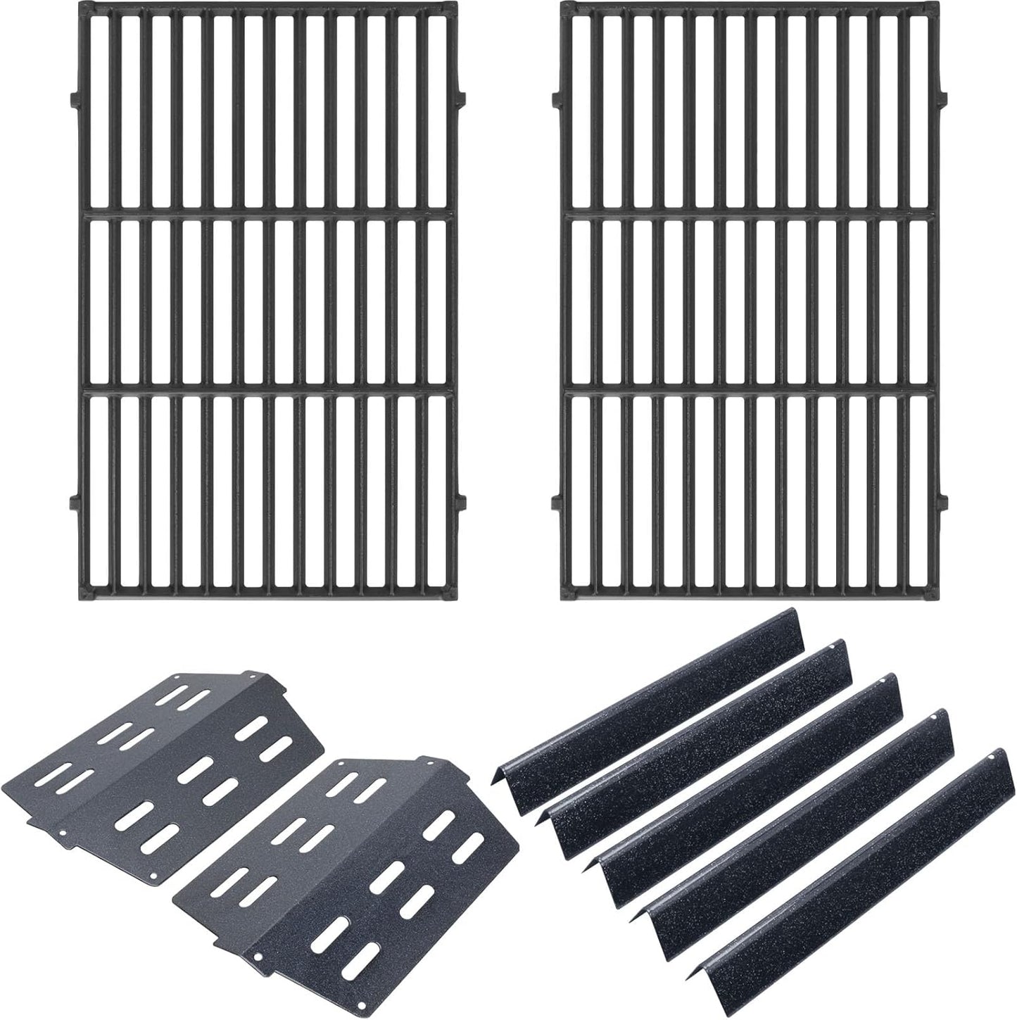 Grill Parts Kit for Weber Genesis 300 310 330 Genesis E330 E310 S310 S330 EP330 S320 E320 Grill Parts 17.5" Flavorizer Bars, Genesis 7528 Grates Heat Deflector Grill Parts Kit, 3Pcs 62752 Burner Tube
