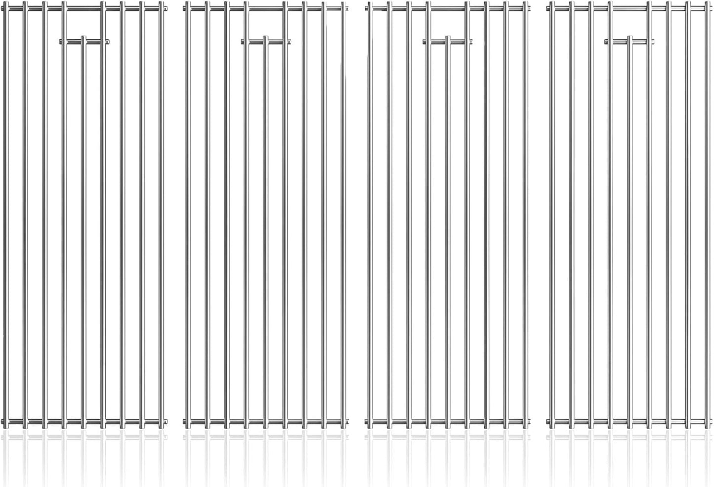 3Pack Stainless Steel Replacement Grill Parts for for Weber Genesis 2 GS4 Grates 66089 66097 LX 400 SER GBS S-435, Weber Genesis II E-410, E-435, S-435, SE-410, Kitchen-aid 720-0856V 740-0781