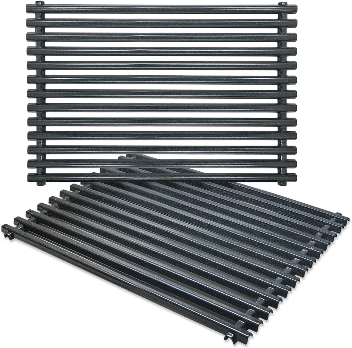 7525 Porcelain Enameled Grates (17.4 x 11.8 x 0.25) for Weber Spirit 300 Series, Spirit 700, Genesis Silver Gold B/C Replacement Weber 7525 Grates