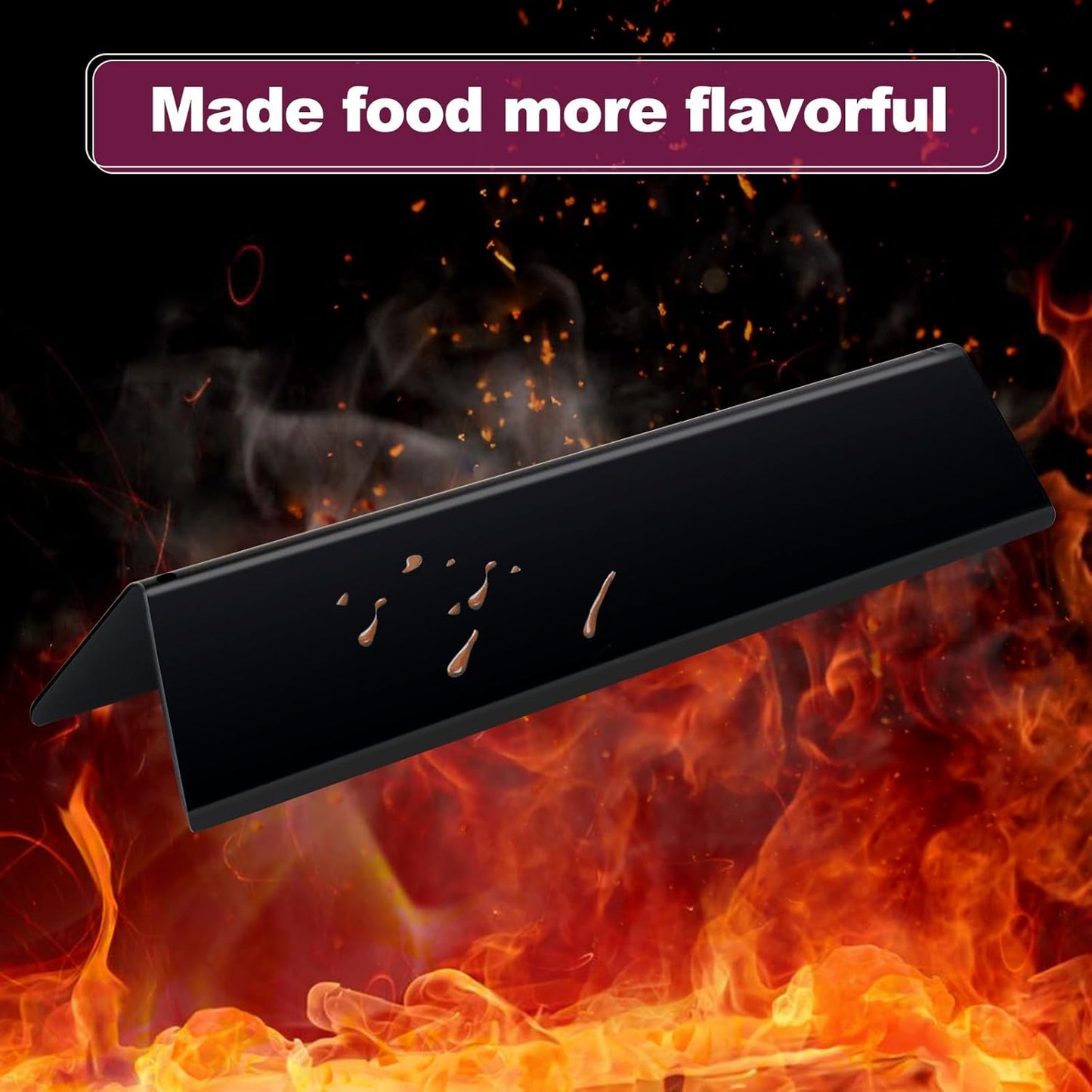 7637 17.5 Inches Grid Grates 7635 Flavorizer Bar with 69785 Burner for Weber Replacement for Spirit 200 Series