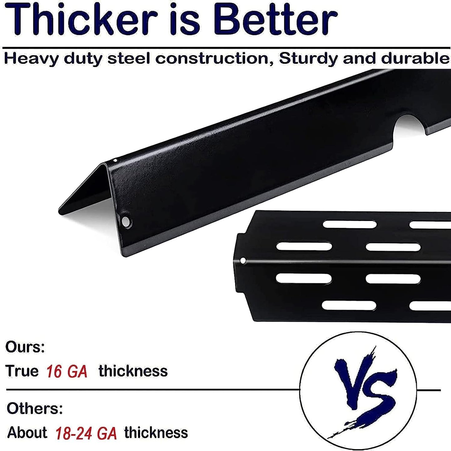 Flavorizer Bars and Heat Deflectors Grill Parts Replacement for Weber 66032 66795 66040