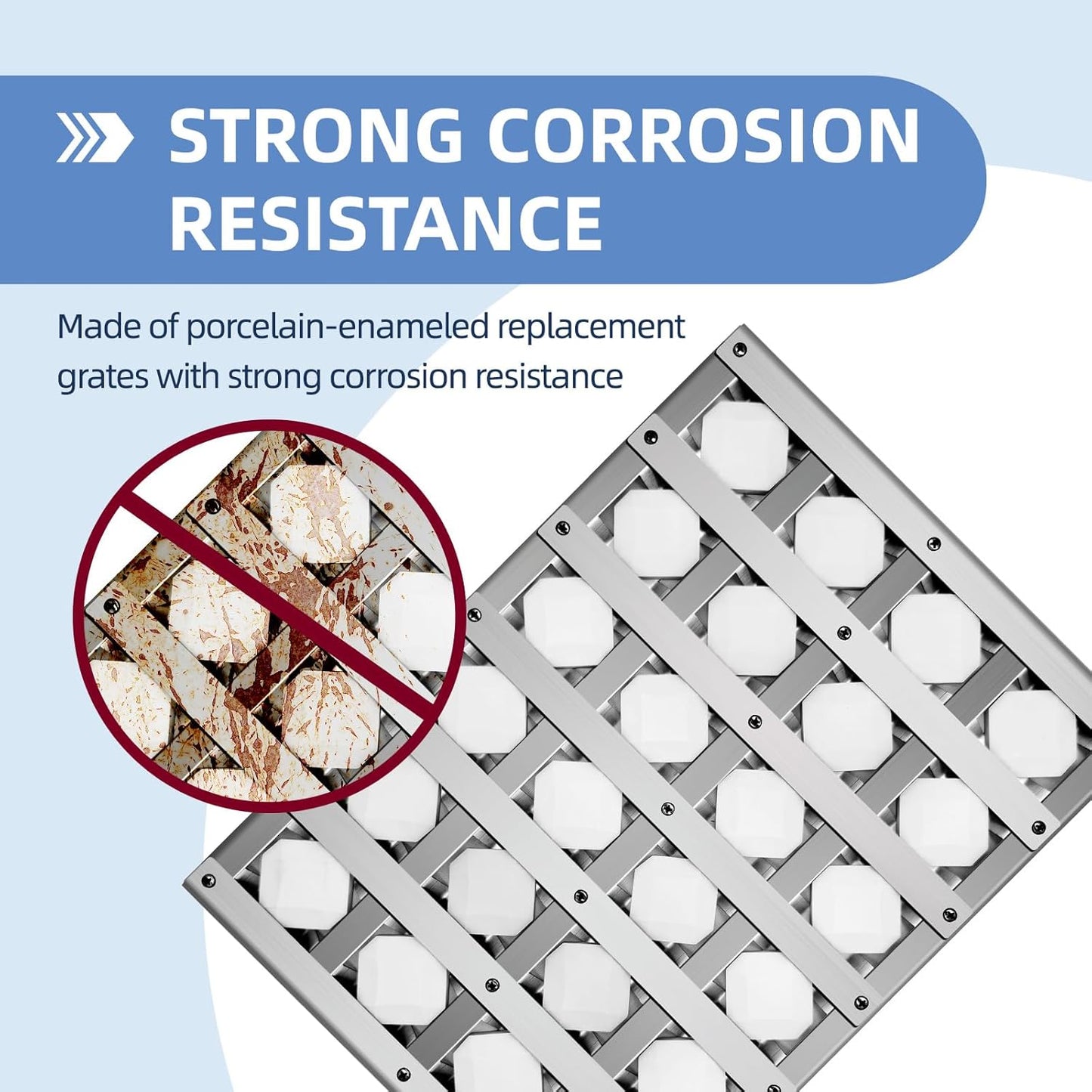 510-0094 Briquette Tray for Alfresco Grill Parts,2 Pack 17 1/2 Inch Radiant Tray Assembly for Alfresco AGBQ-42 with Ceramic Rods