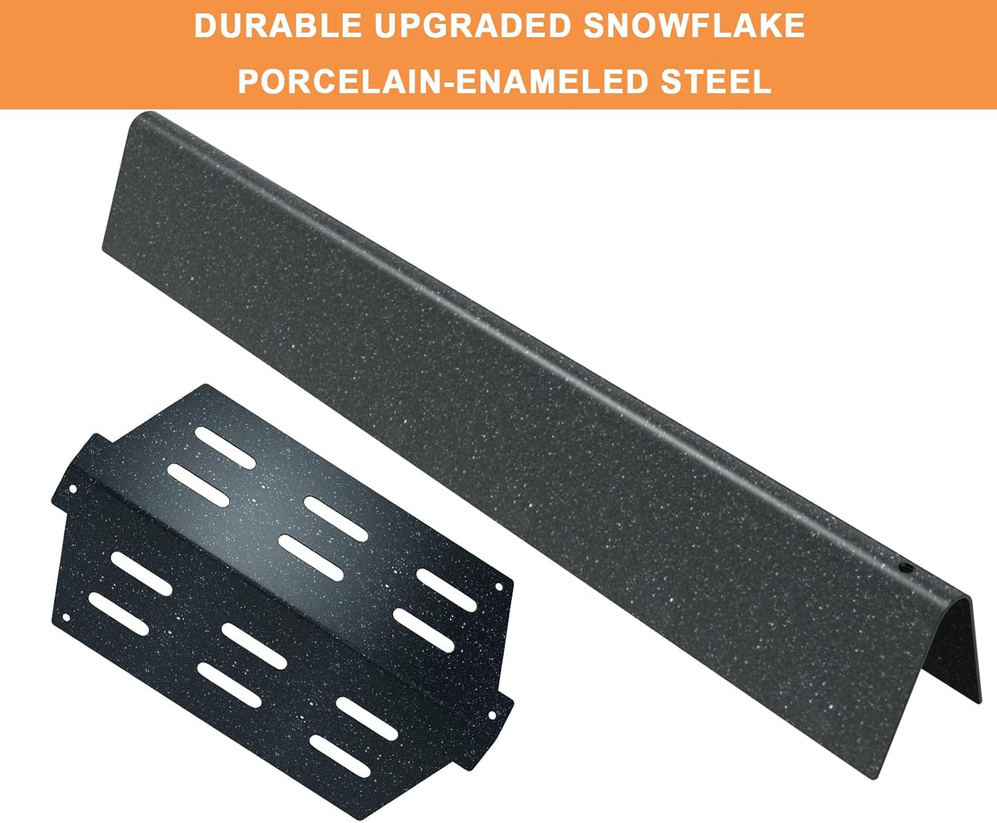 Grill Parts for Weber Genesis 300 Parts Replacement Genesis E310 S330 E320 E330 S310 Parts (w/Front Control Knobs), for Weber Flavorizer Bars 62783 7620 7621 & Heat Deflectors 7622 65505 62756