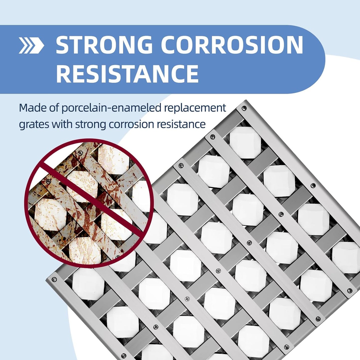 510-0005 Ceramic Briquette Tray for Alfresco Grill Parts,3 Pack Radiant Tray Assembly for Alfresco Artisan ABGQ-42, ABGQ-42C/D/SZ/SZC, ABGQ-56, ABGQ-56SZ, ABGQ-56C with Ceramic Rods