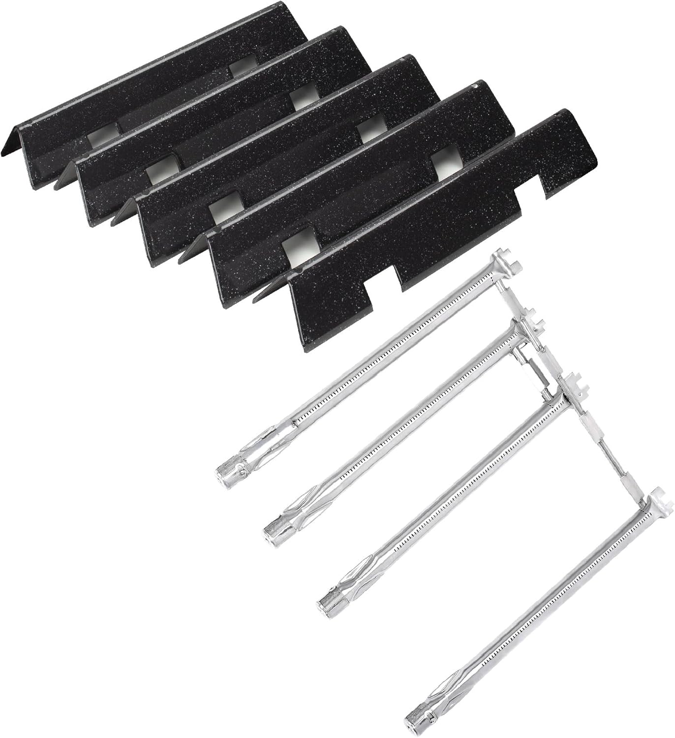 Genesis E-330 4 Burner Grill Replacement Parts for Weber Genesis S330 S-330 E-330 EP-330 330 Genesis 300 Series E-310 S-310 Grill 7621 Flavorizer Bars 62753 Burner Tube 65505 Heat Deflectors