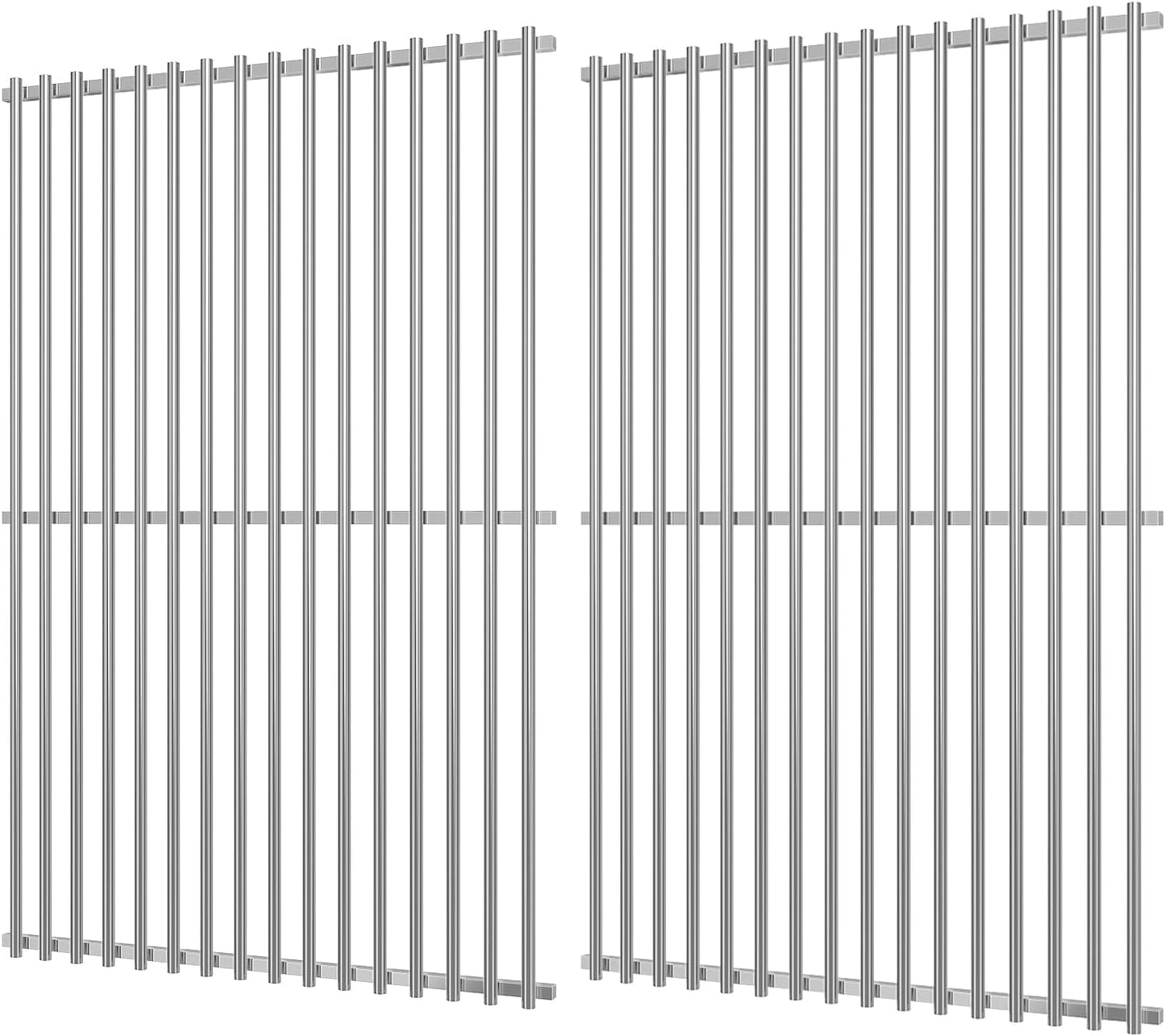 19.5" Grill Grates for Weber Genesis 300, Weber Genesis Grill Grates 7524 7528, 7MM SUS304 Replacement Parts for E310 E320 E330 S310 S320 S330(2007-2016), Pit Boss PB700 Series Cooking Grids