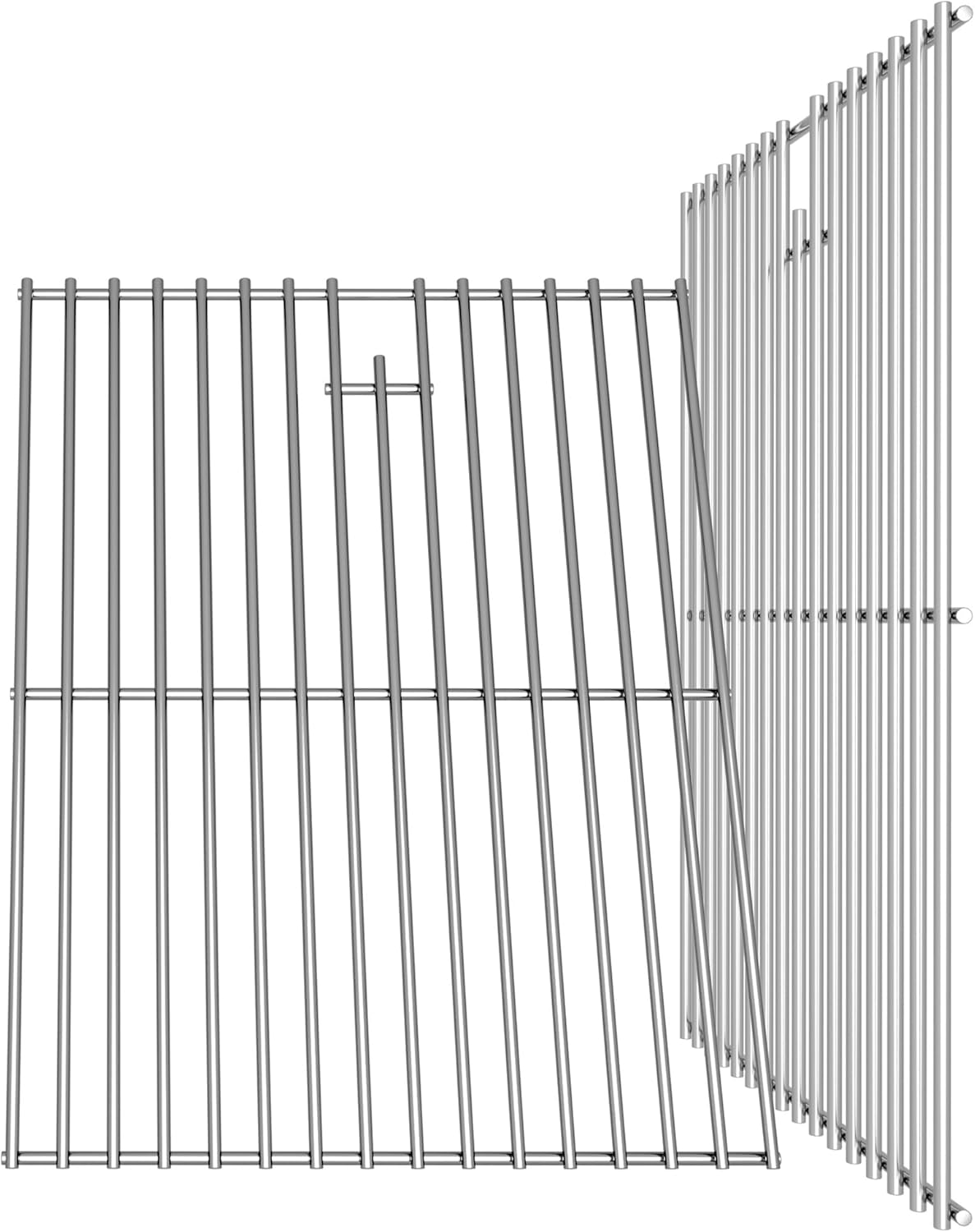 15 Inch Stainless Steel Cooking Grid Grate for Weber 7522, Spirit 200, Spirit E200, S200, S210, E210, Spirit 500,Genesis Silver A, Grill Replacement Parts for Weber 7521 7522 7523 65904 65905