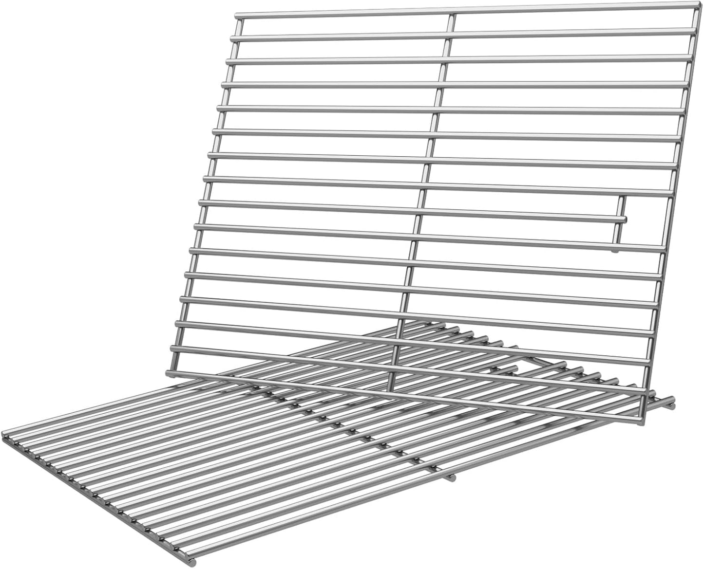 3Pack Stainless Steel Replacement Grill Parts for for Weber Genesis 2 GS4 Grates 66089 66097 LX 400 SER GBS S-435, Weber Genesis II E-410, E-435, S-435, SE-410, Kitchen-aid 720-0856V 740-0781