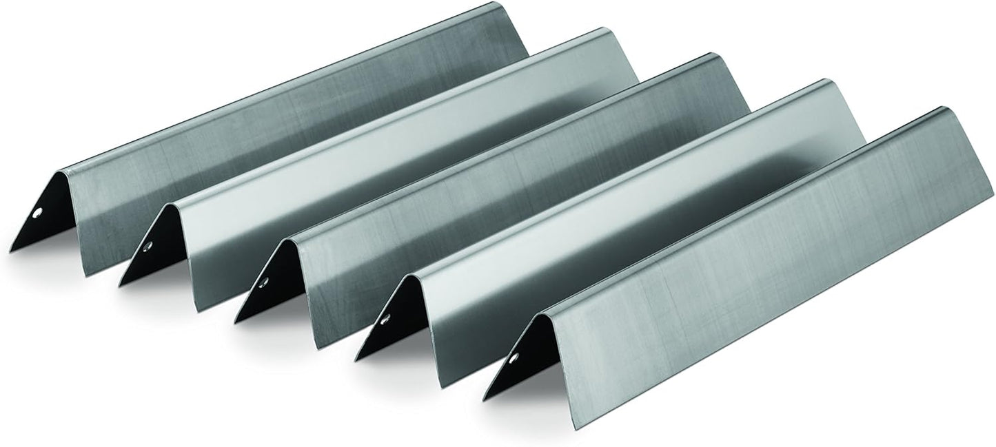 Weber Replacement Flavorizer Bars, 17.5", for Genesis 300 series (front-mounted control panel), Stainless Steel