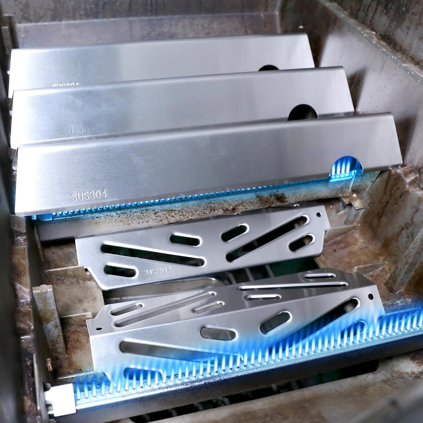 66795 Flavorizer Bars and 66040 Heat Deflector for Weber Genesis II 300 /LX 300 Series