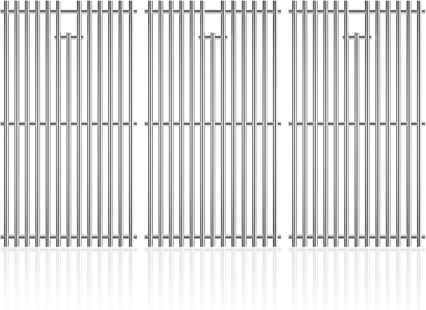 15 Inch Stainless Steel Cooking Grid Grate for Weber 7522, Spirit 200, Spirit E200, S200, S210, E210, Spirit 500,Genesis Silver A, Grill Replacement Parts for Weber 7521 7522 7523 65904 65905