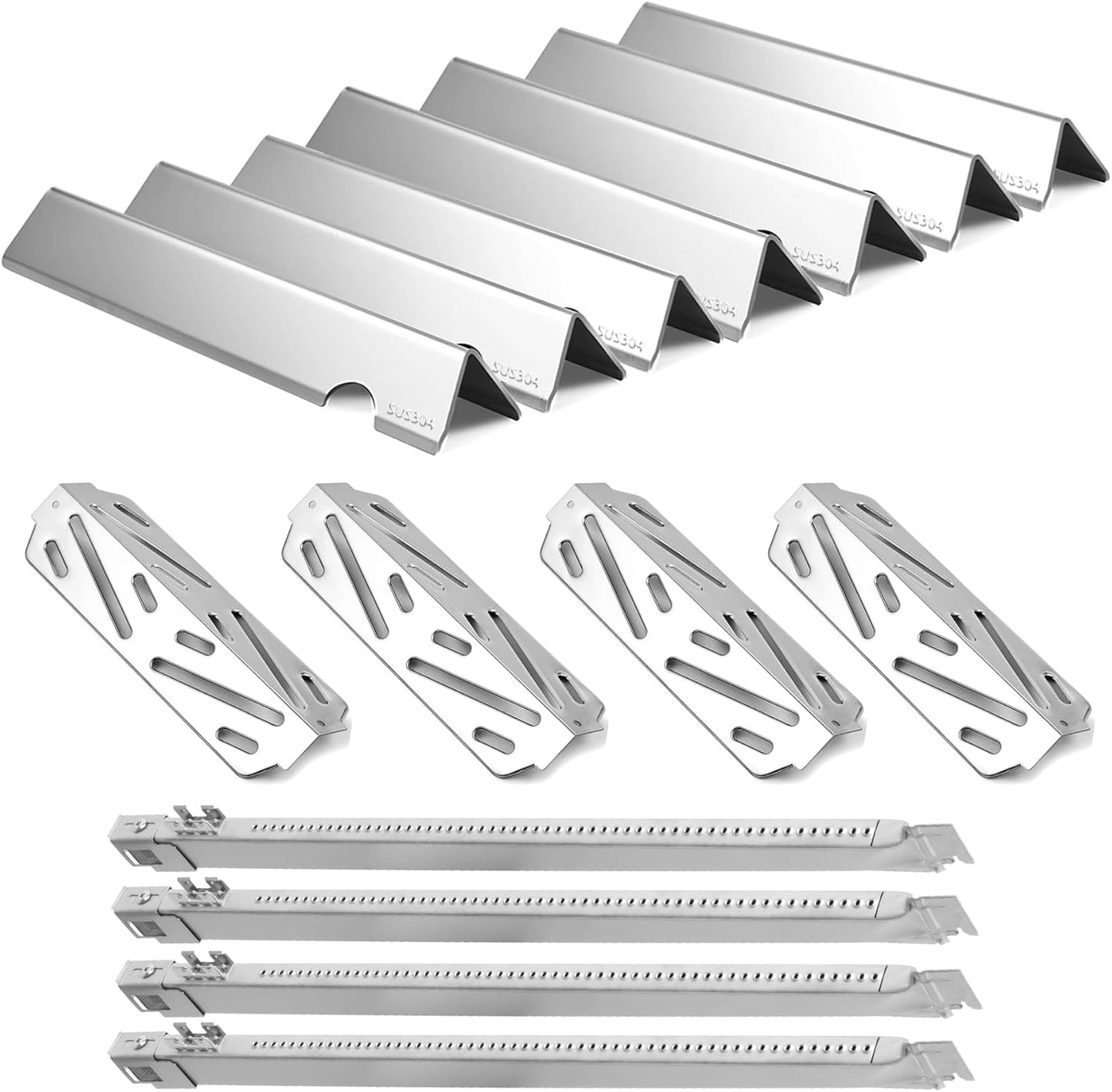 Spirit II E310 Replacement Parts 7636 Flavorizer Bars Burners 7639 Grates for Weber Spirit and Spirit II 300 E-310 S-310 E-320 S-320 E-330 S-330 ii E-310 ii 330 Flavor Bars Burner Spirit 2 GS4 Parts