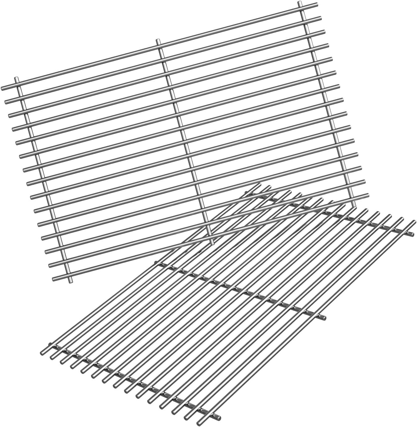 15 Inch Stainless Steel Cooking Grid Grate for Weber 7522, Spirit 200, Spirit E200, S200, S210, E210, Spirit 500,Genesis Silver A, Grill Replacement Parts for Weber 7521 7522 7523 65904 65905
