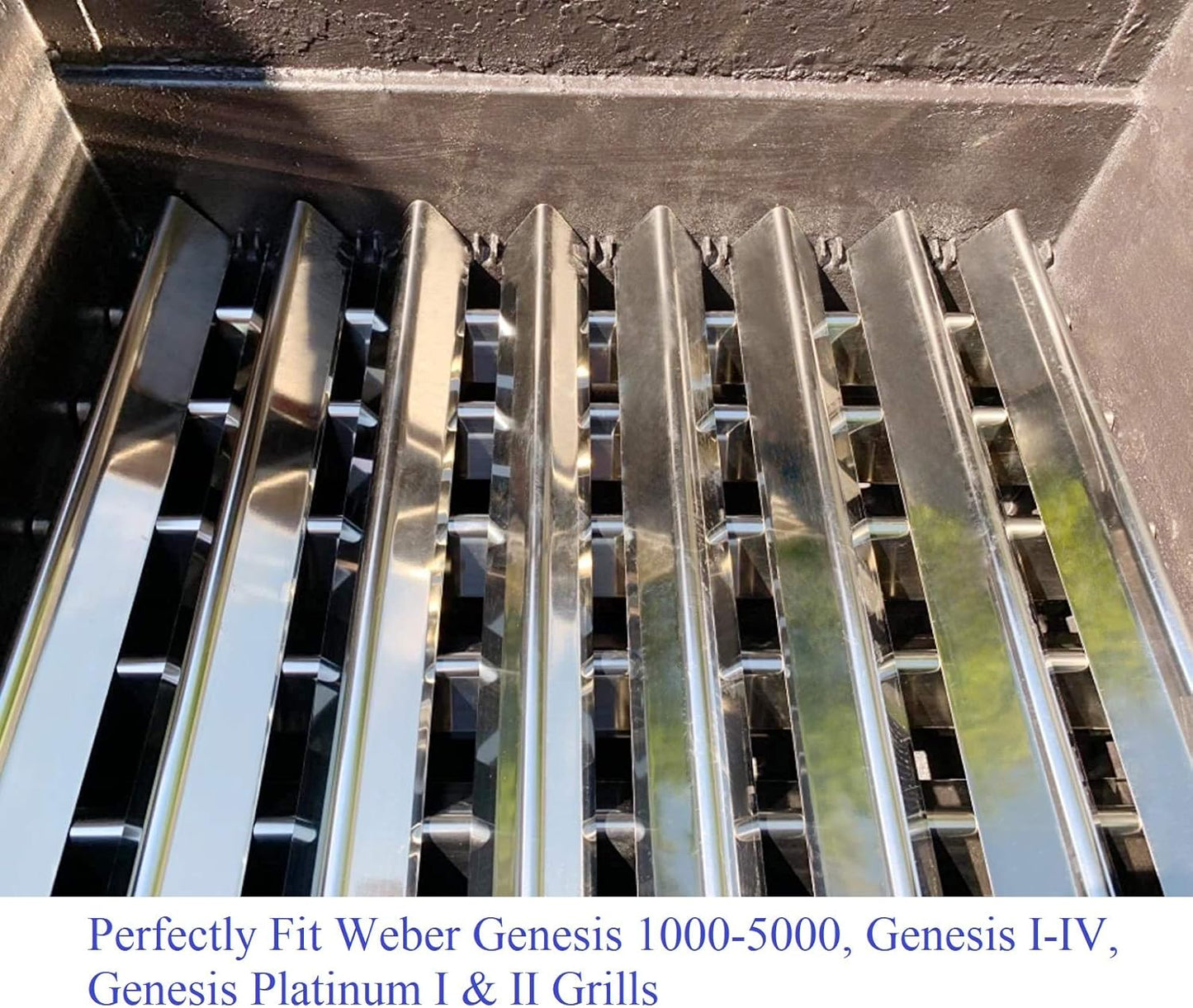 304 Grill Flavorizer Bars Replacement for Weber 7538