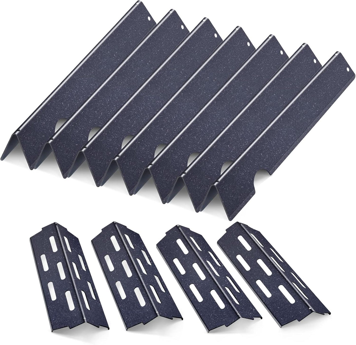 Grill Flavorizer Bars Heat Deflectors BBQ Gas Grill Replacement parts for Weber 66041, 66033, 66796, Weber Genesis II E-410, S-410, Genesis II LX E-440, S-440, 17” Stainless Steel Flavor Bars