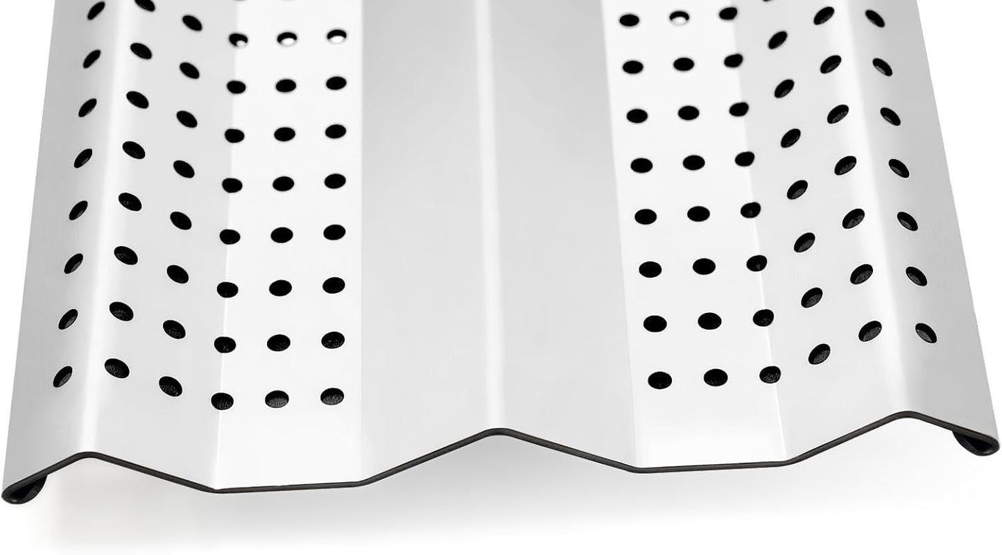 16" Stainless Steel Flame Tamer Heat Plates for Blaze Grills, 5-Pack