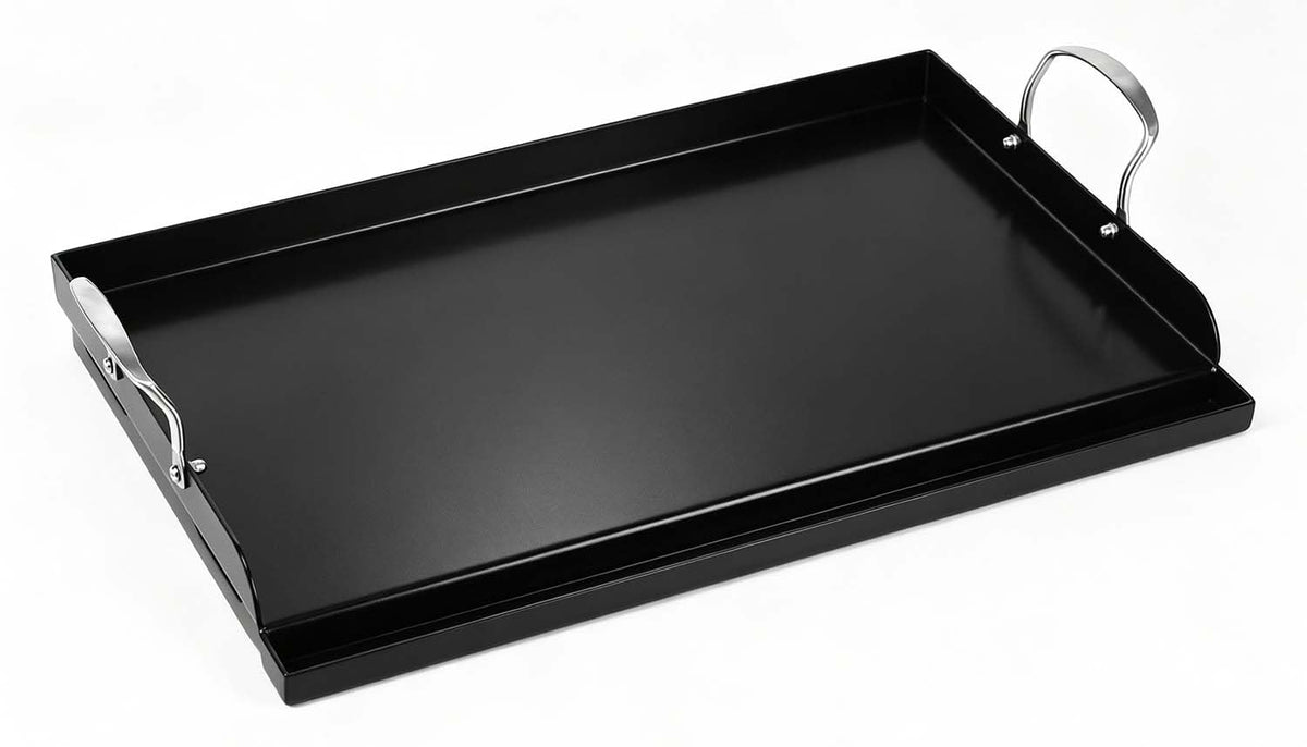 topgrillparts 25x16 nanoceramic cast iron griddle - main view