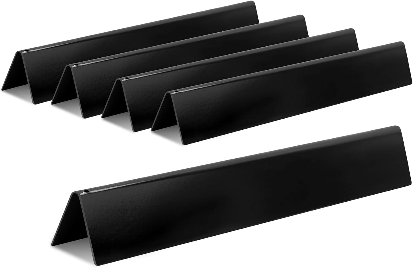 17.5 inch flavorizer bar and Heat Deflector Replacement for Weber 7620 7622, Genesis 300 Series E310 E320 E330 EP310 EP320 EP330 with Front Control Knob(2011&Newer)