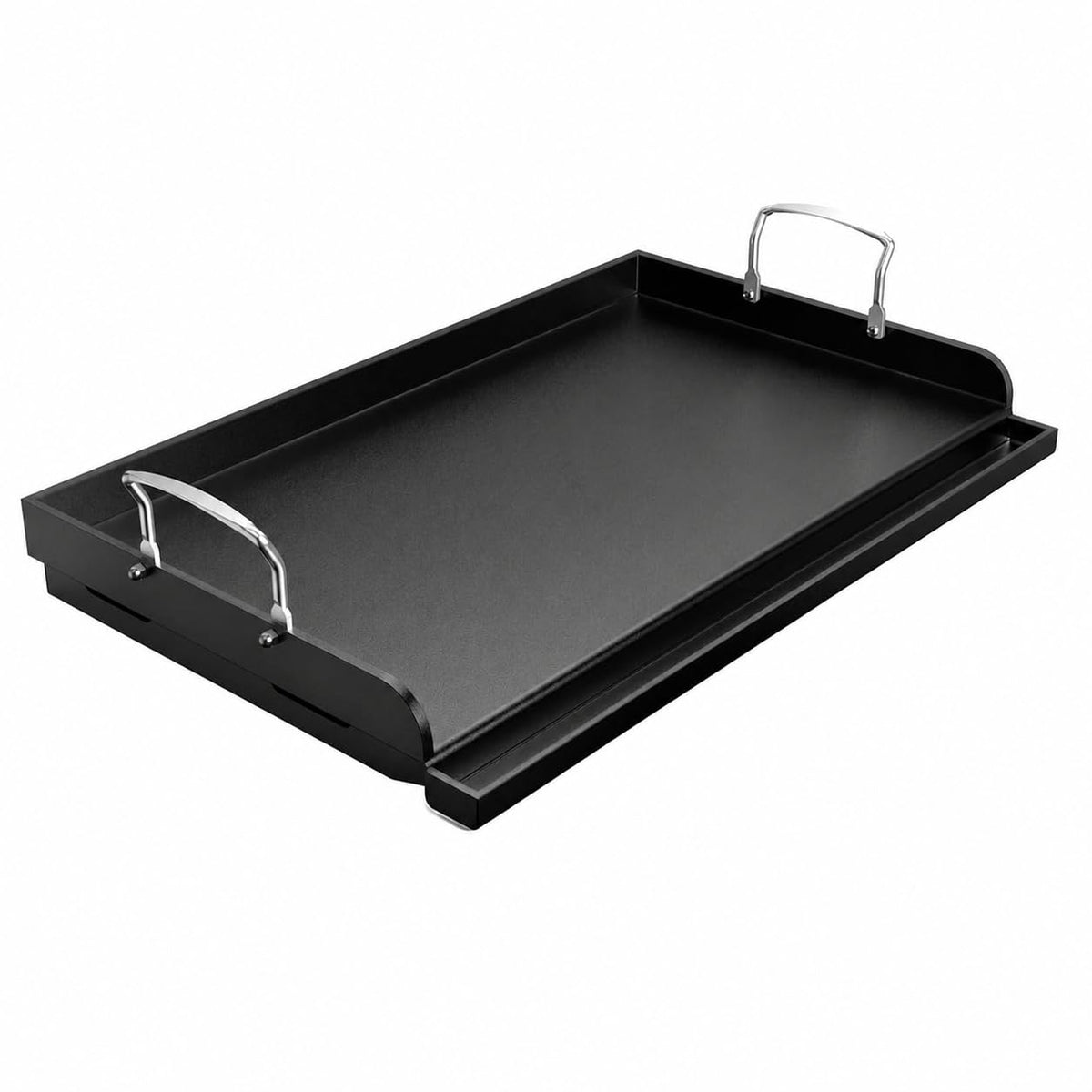 topgrillparts 25x16 cast iron griddle for gas grill - main view
