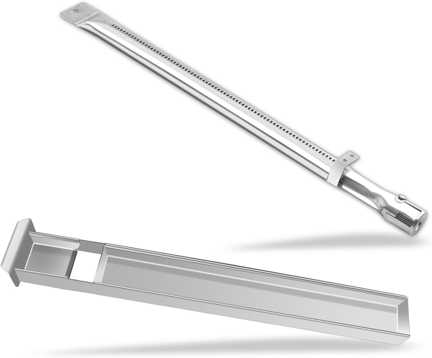 DCS 18" Grill Smoker Burner 213467 & 21" Wood Chip Smoker Tray, Stainless Steel