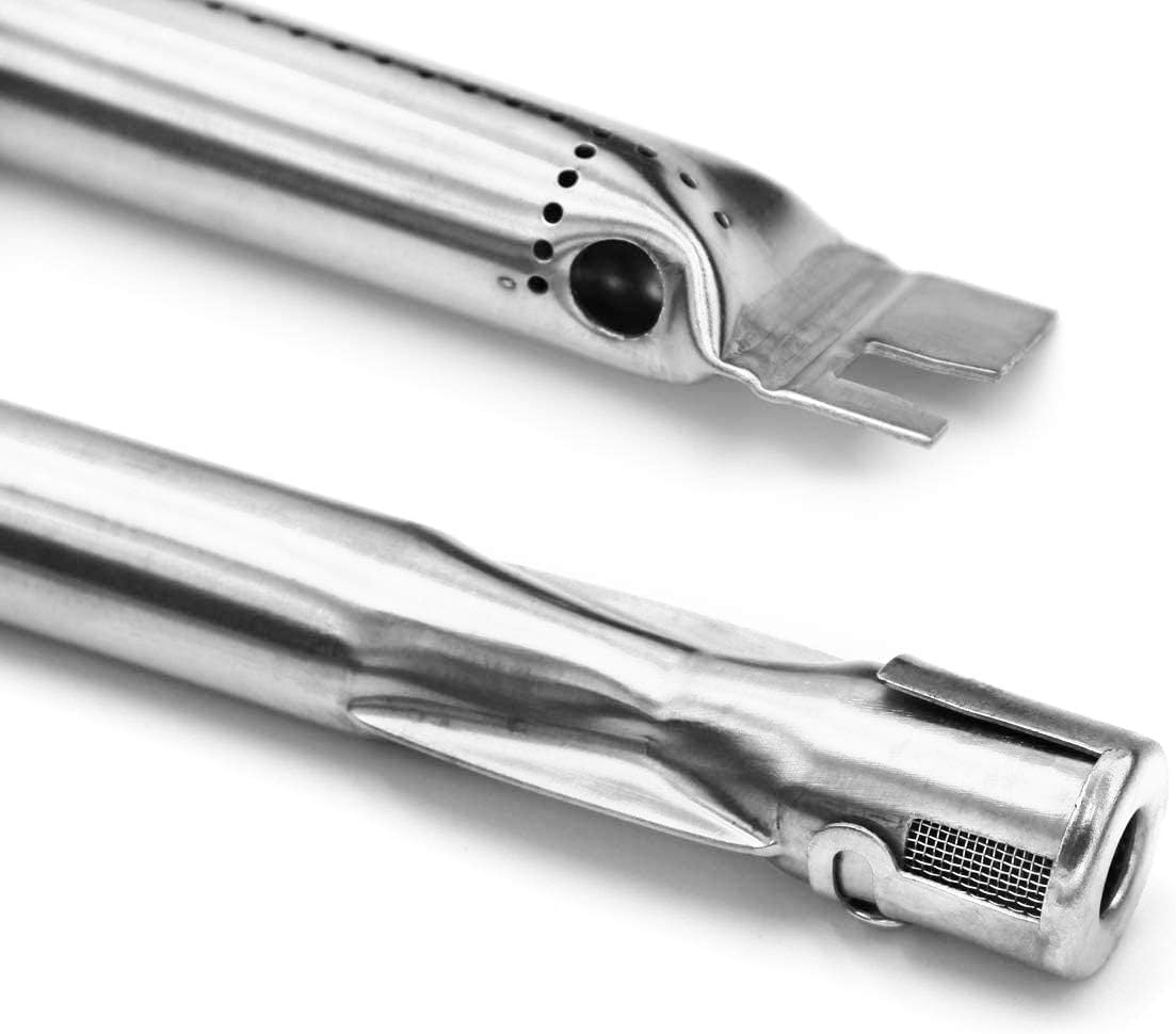 34 1/4" SS Burner Tube Set and 24.5" Flavorizer Bars Replacement for Weber Genesis 300 Series E-310 E-320 EP-310 EP-320 S-310 S-320 Gas Grills (with Side Control Panel Only), 67722 7539 7540