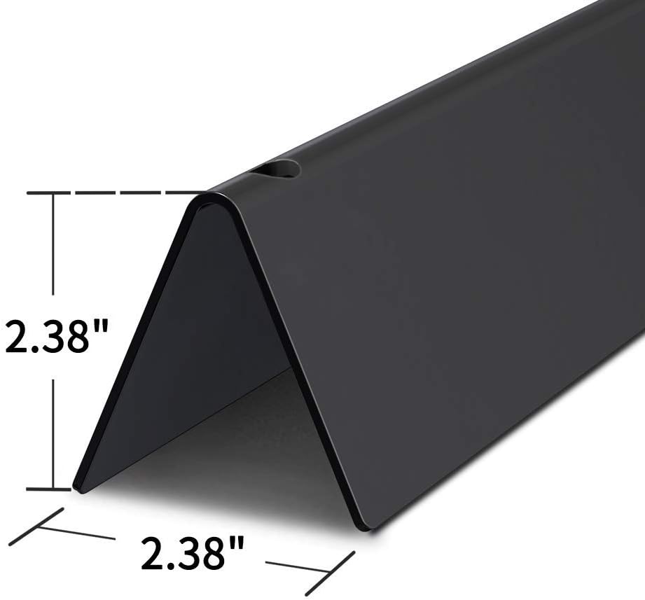 X Home 24.5-Inch Heavier Flavorizer Bars Replacement for Weber Genesis 300 Series (Side-Mounted Control), Genesis E-310 E-330 Grill Parts, Porcelain-enameled, 5-Pack
