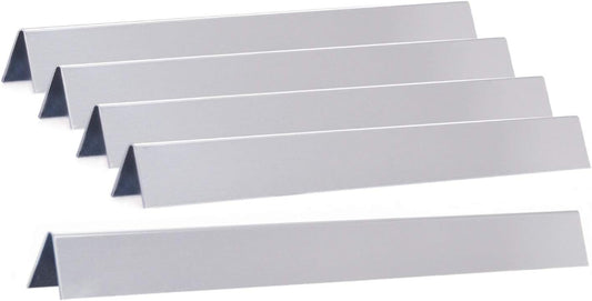24.5 inch Flavorizer Bar Replacement for Weber 7539, 7540, Genesis 300 Series E-310, E-320, S-310, S-320, EP/CEP 310 & 320 (with Side Mounted Control Panels), 5-Pack Stainless Steel Flavor Bar
