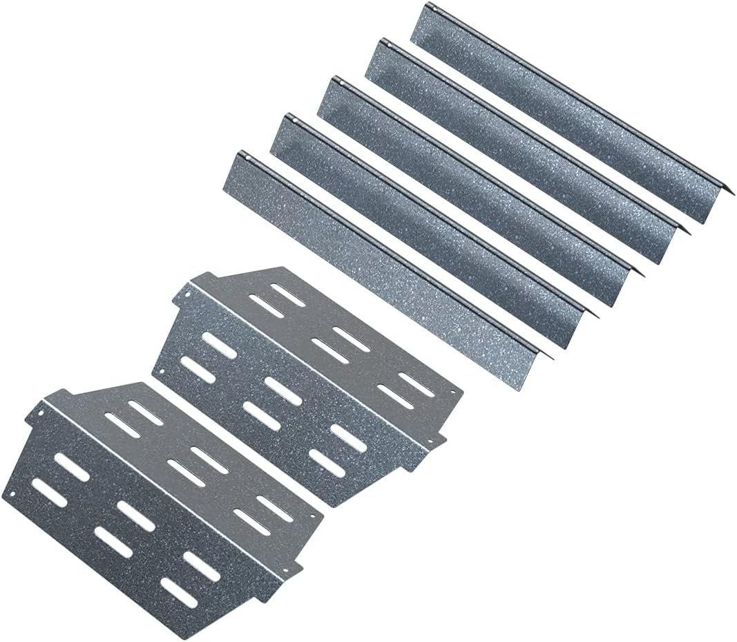 Flavorizer Bars and Heat Deflectors for Weber Genesis 300 Series E310 E320 E330 S310-S330 Grill for Weber Grill Parts Genesis EP/CEP 300 Series with Front Control Knobs, Fit for Weber 7620 7621 7622
