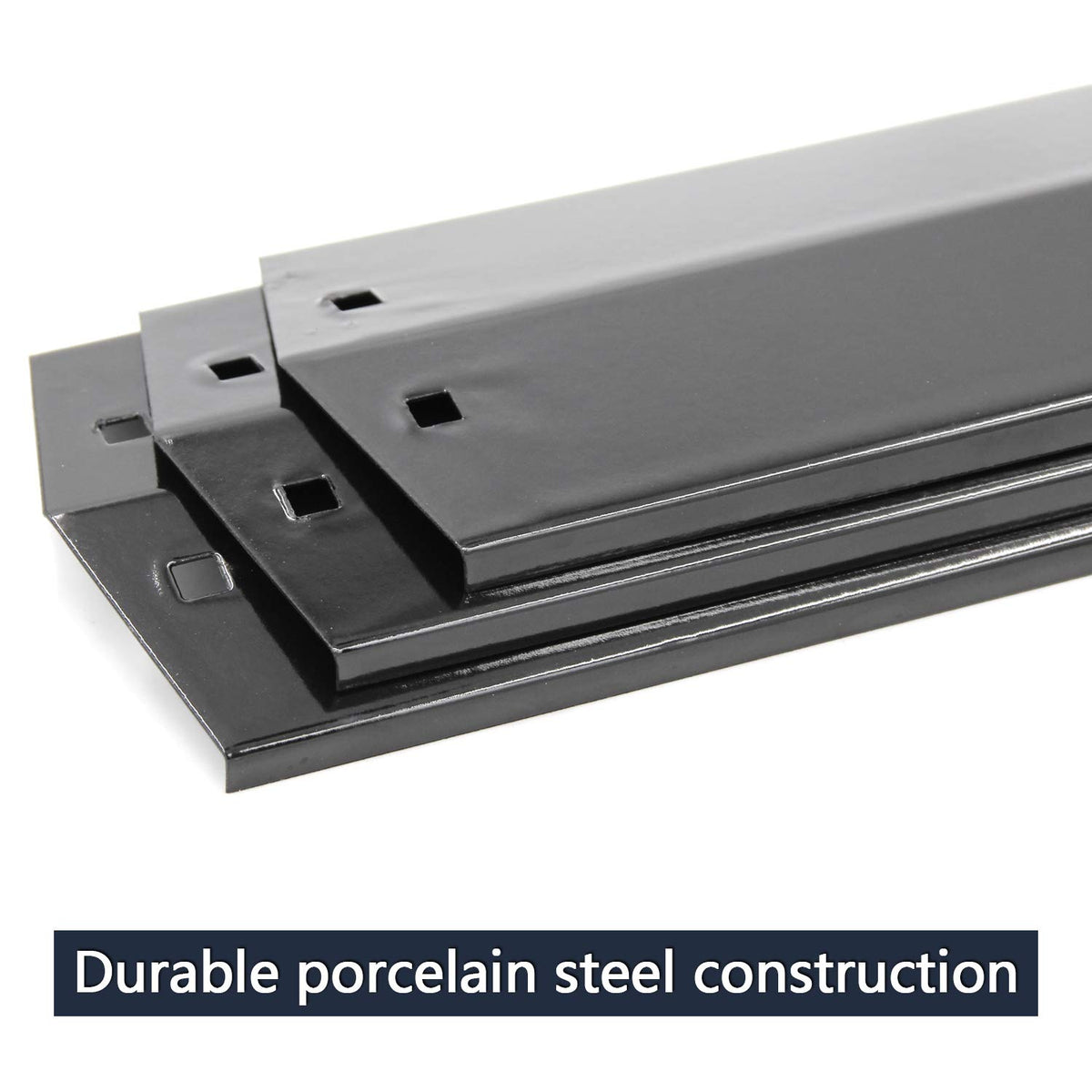 Hongso Porcelain Heat Plate Shields 3-Pack for Chargriller 5050 5650 3070 3000 3001 3008