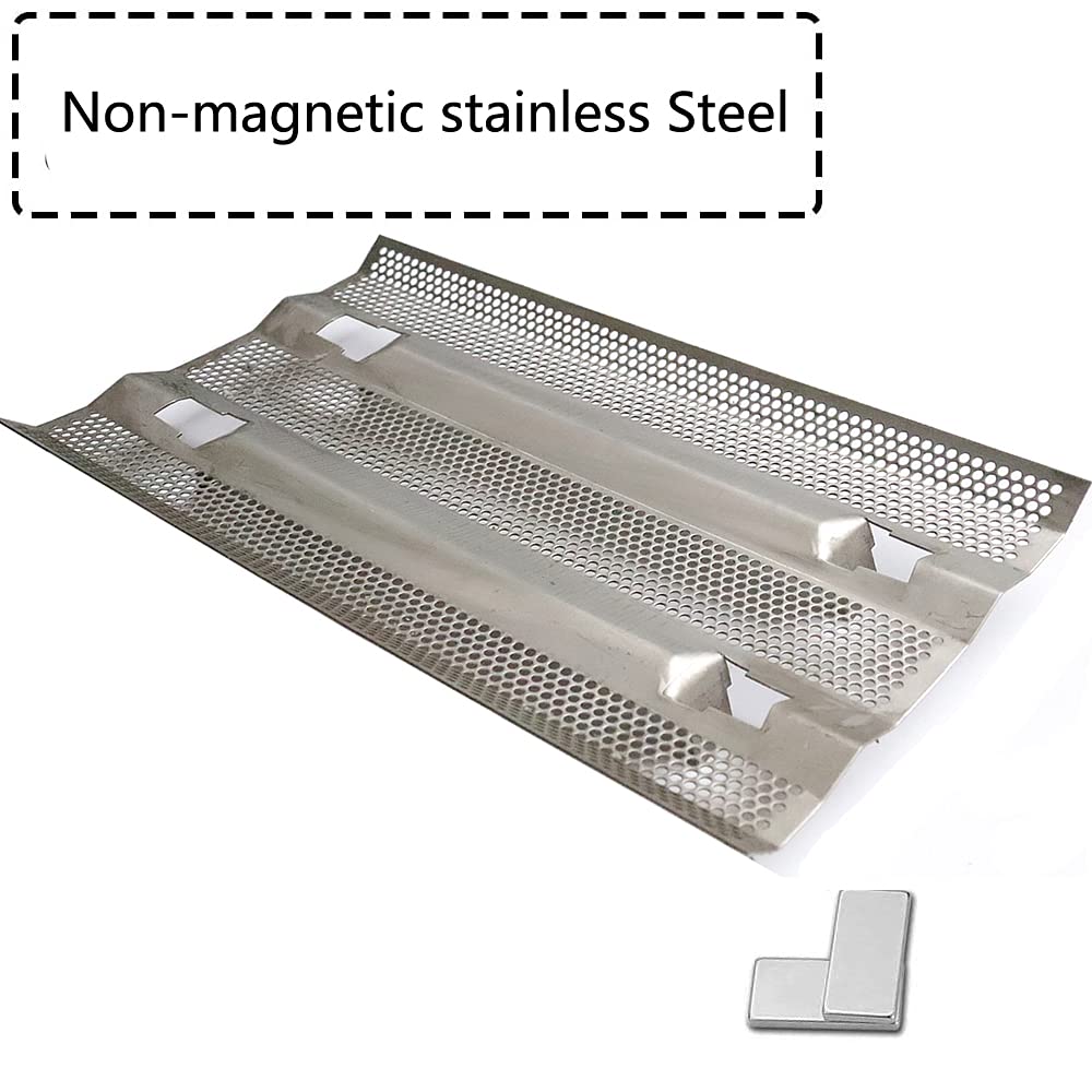 SN3531 (2-Pack) SN3551 (1-Pack) 16GA Stainless Steel Heat Plate for Fire Magic 15-S1S1N-A, 15-S2S1N-A, 25-S1S1N-62, 25-S