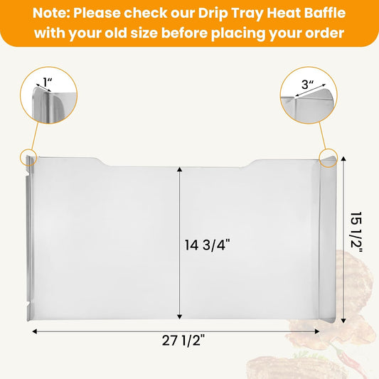 Traeger Ironwood 885 heat baffle BCA1333 Fengind - photo 1
