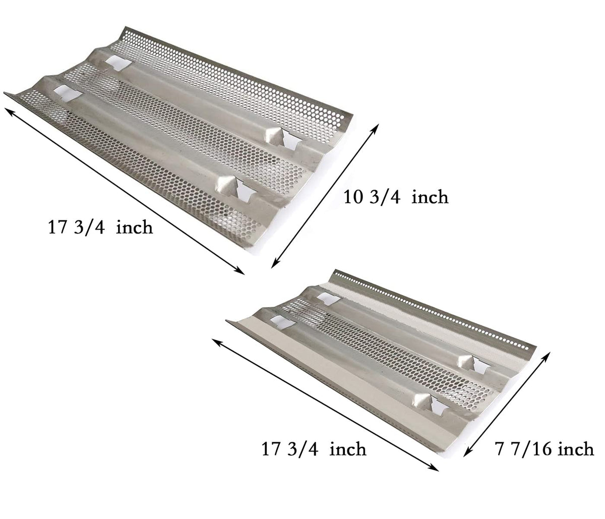 SN3531 (2-Pack) SN3551 (1-Pack) 16GA Stainless Steel Heat Plate for Fire Magic 15-S1S1N-A, 15-S2S1N-A, 25-S1S1N-62, 25-S