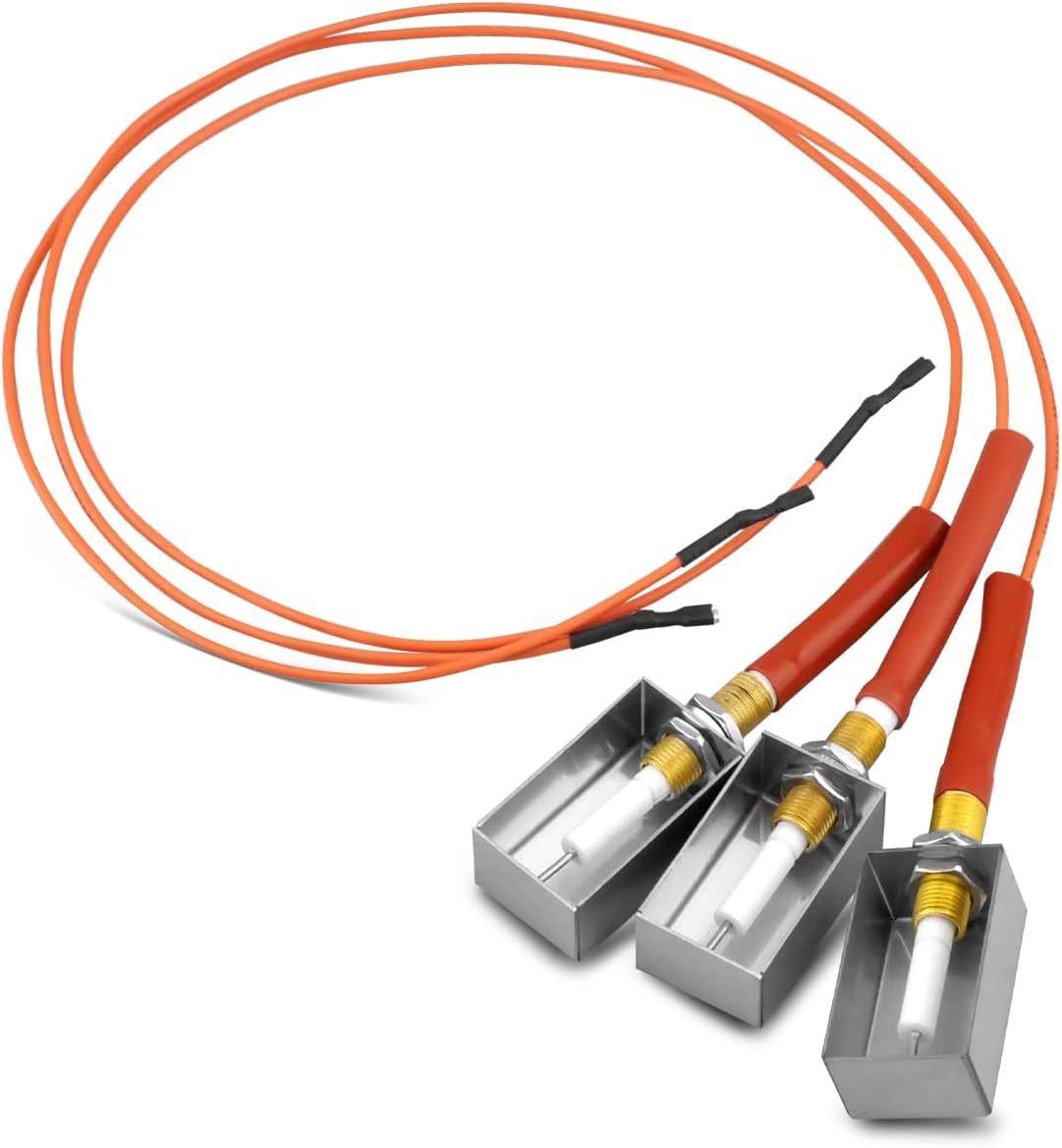 3-Pack Burner Electrode Replacement EB4B01 for American Outdoor Grill & Dyna-Glo