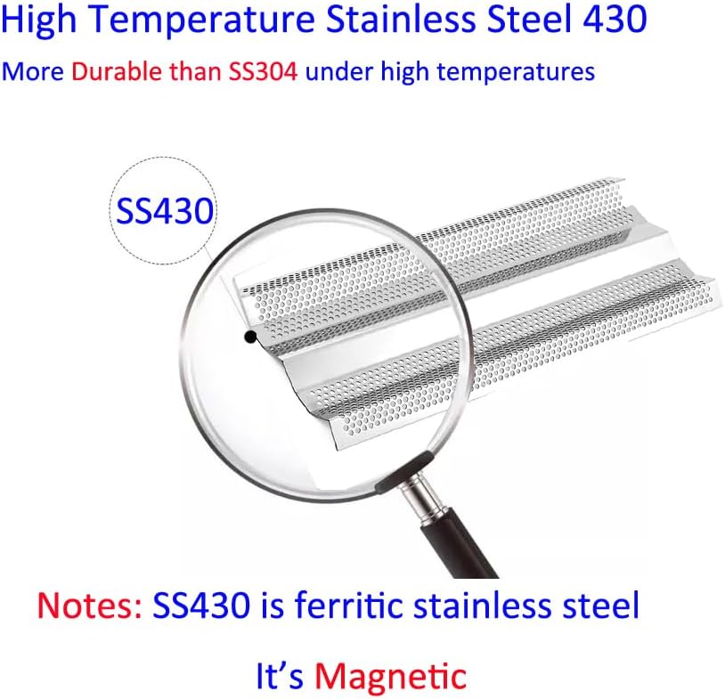 Stainless Steel Heat Plate Flame Tamer for Blaze Grills, 4-Pack (BLZ-32-064)
