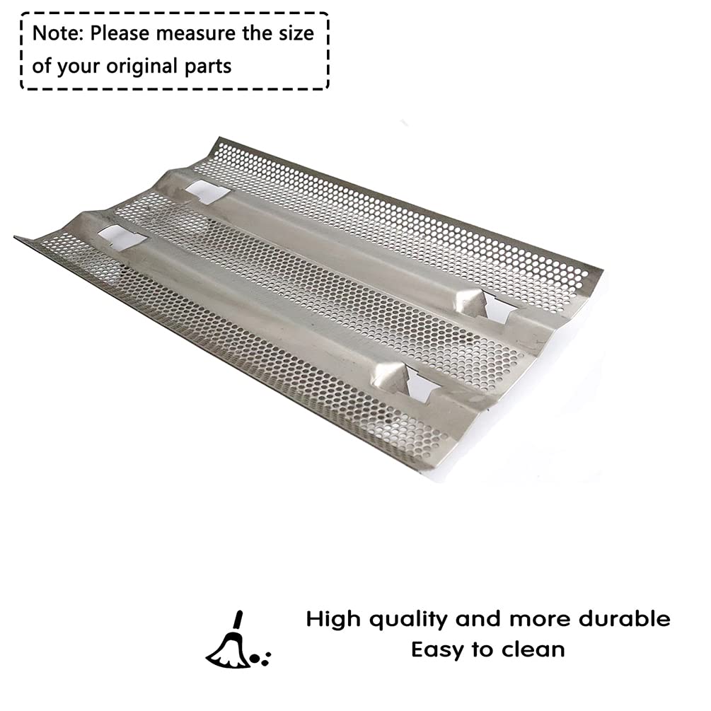 SN3531 (2-Pack) SN3551 (1-Pack) 16GA Stainless Steel Heat Plate for Fire Magic 15-S1S1N-A, 15-S2S1N-A, 25-S1S1N-62, 25-S